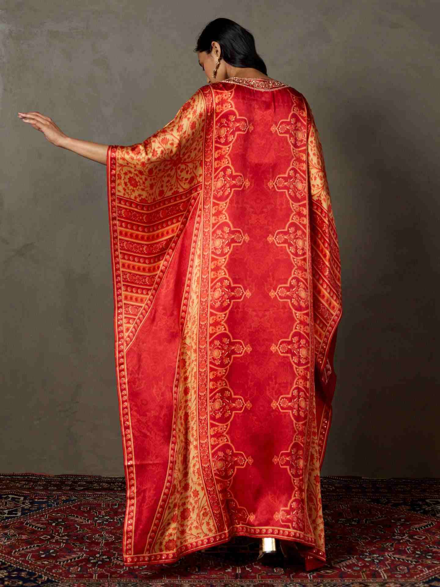 Red Villa Kaftan