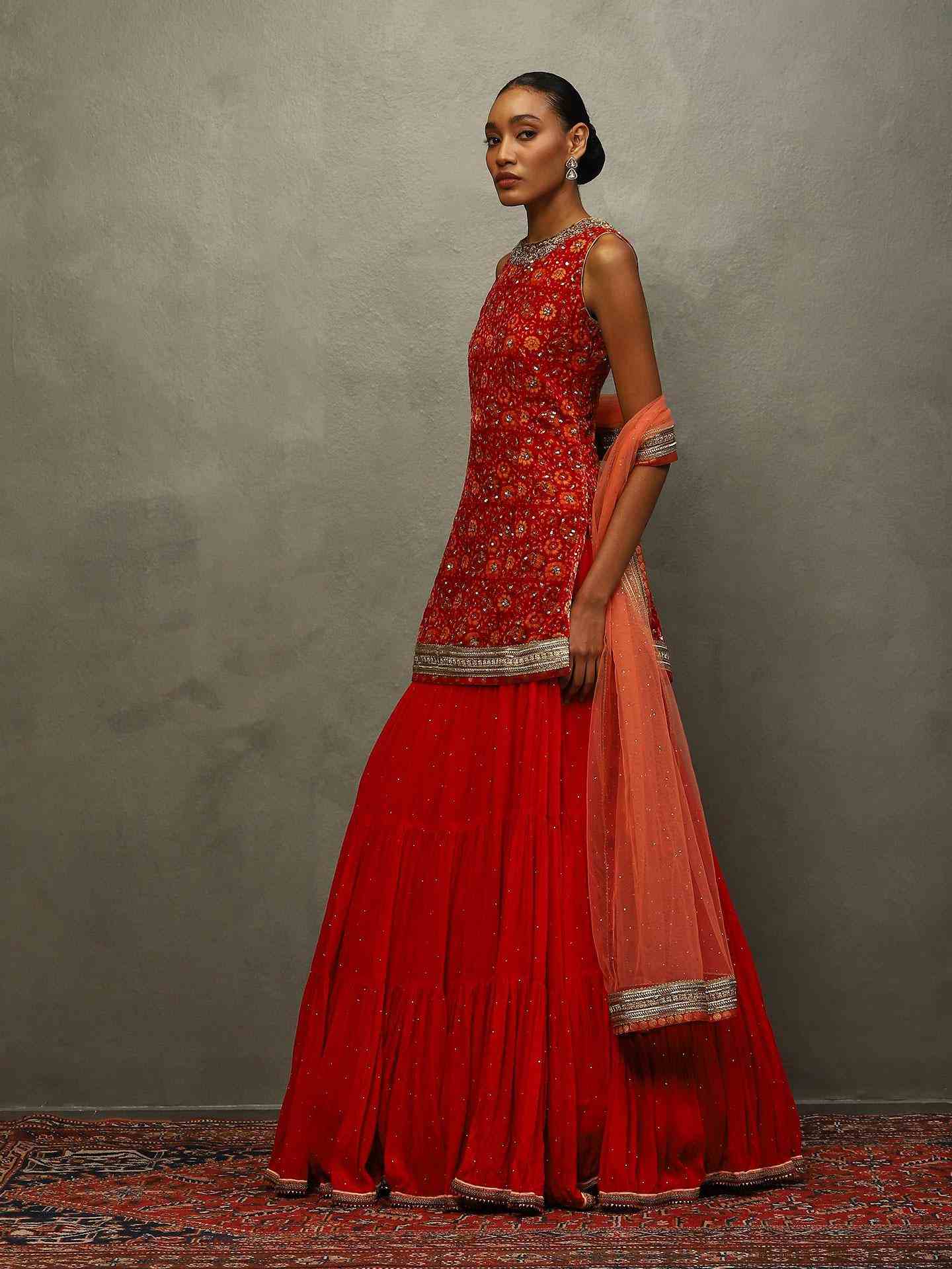 Salsa Red Zergul Suit Set