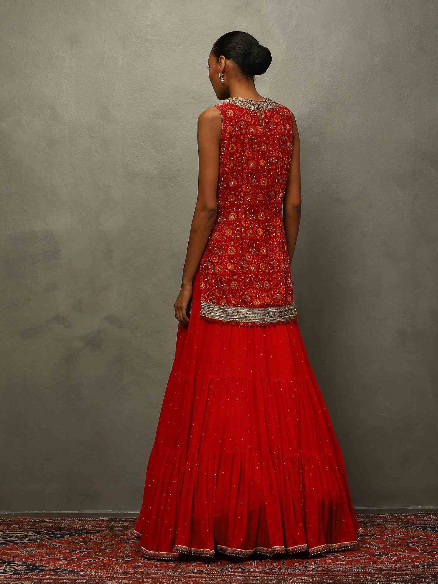 Salsa Red Zergul Suit Set