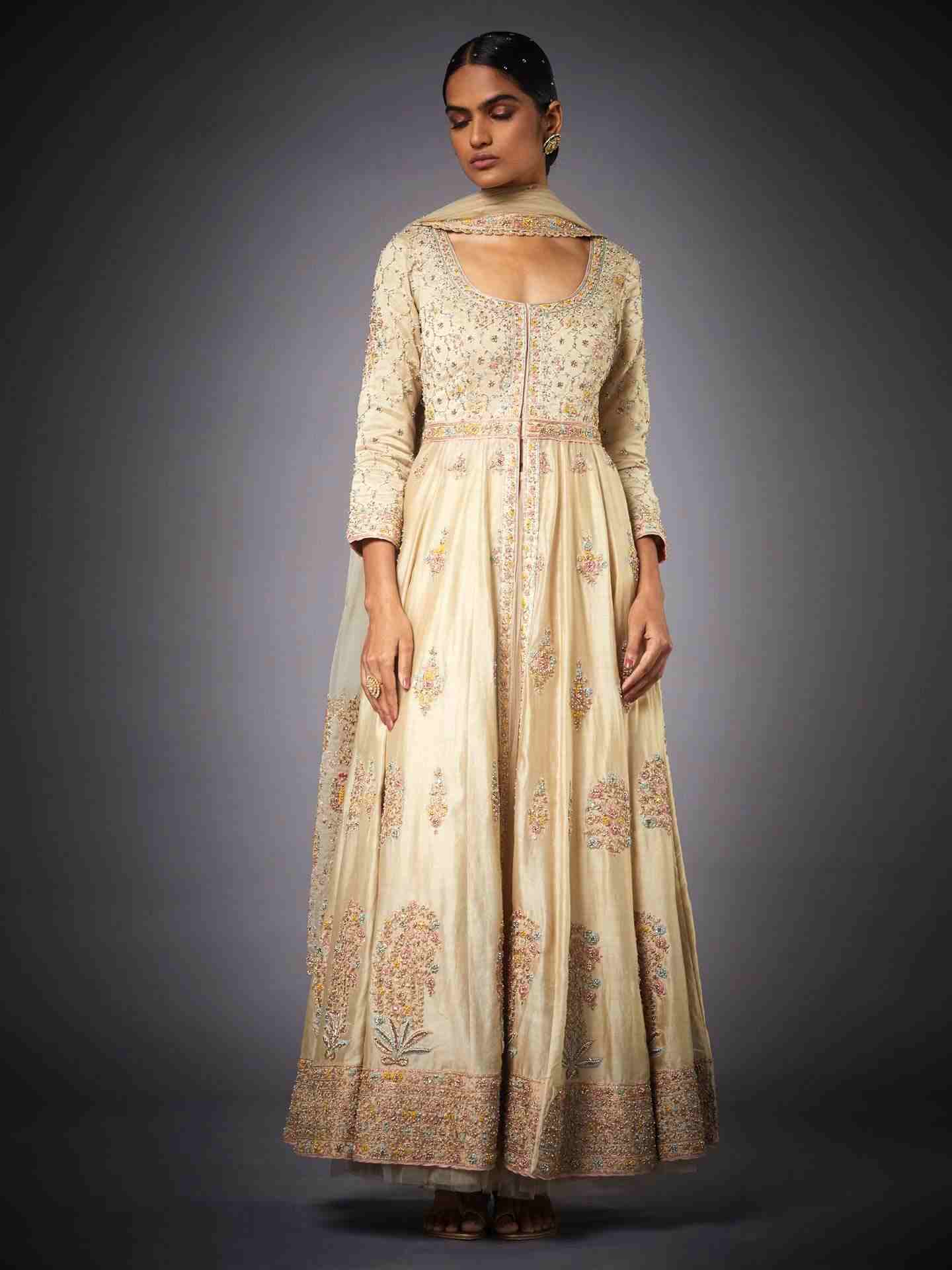 Beige Begum Suit Set