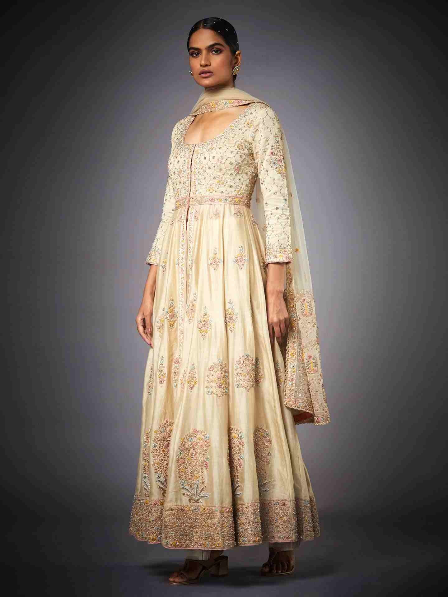 Beige Begum Suit Set