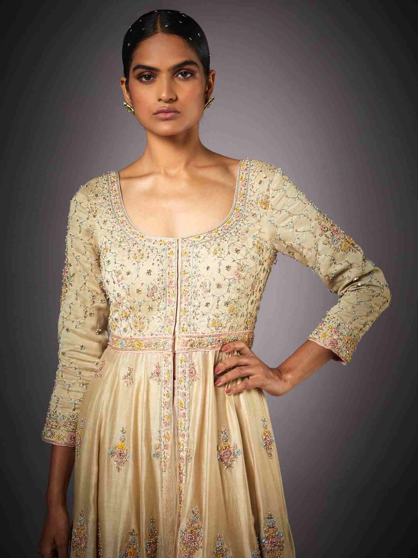 Beige Begum Suit Set