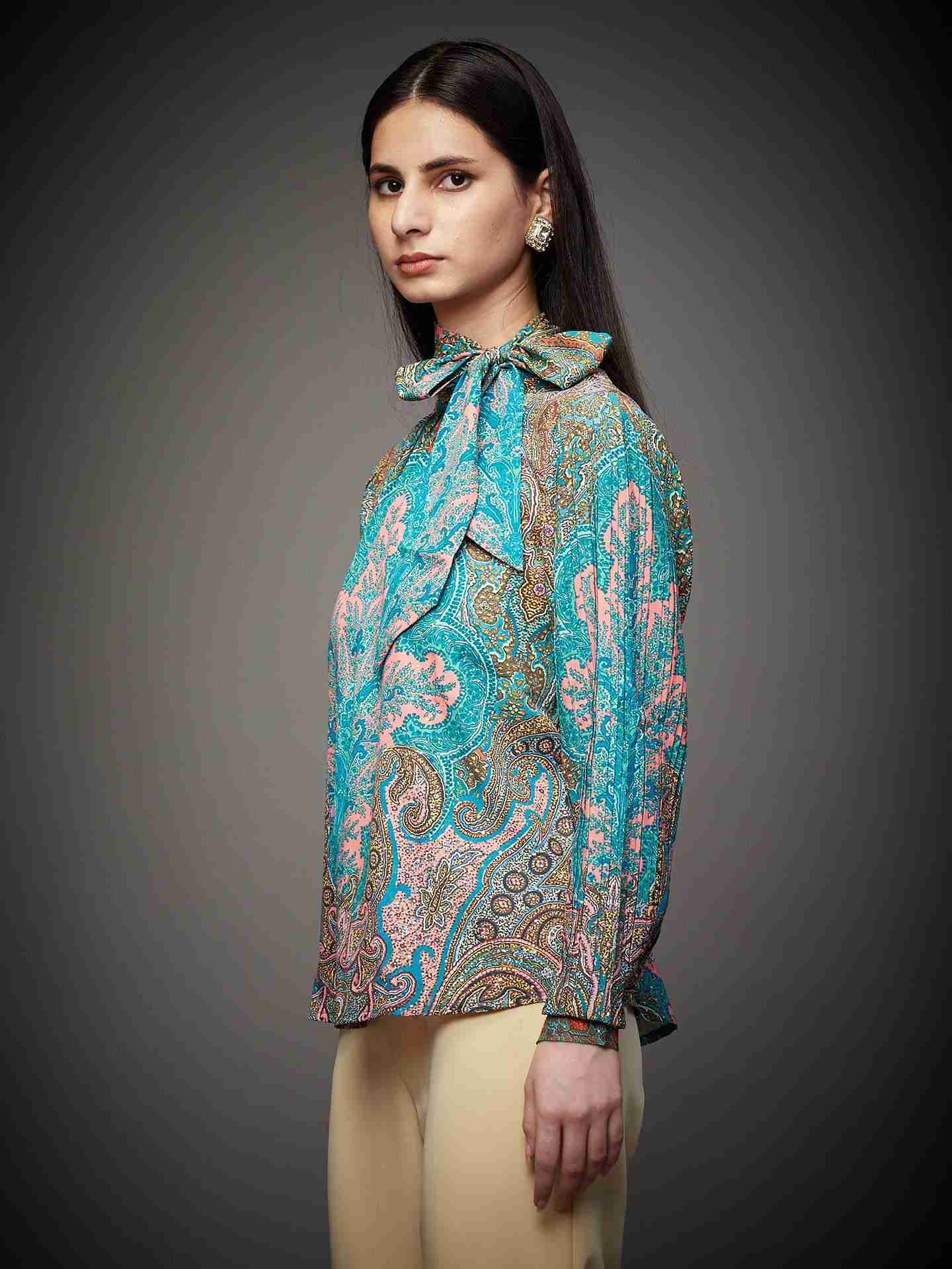 Aquamarine & Jade Ricka Kurti