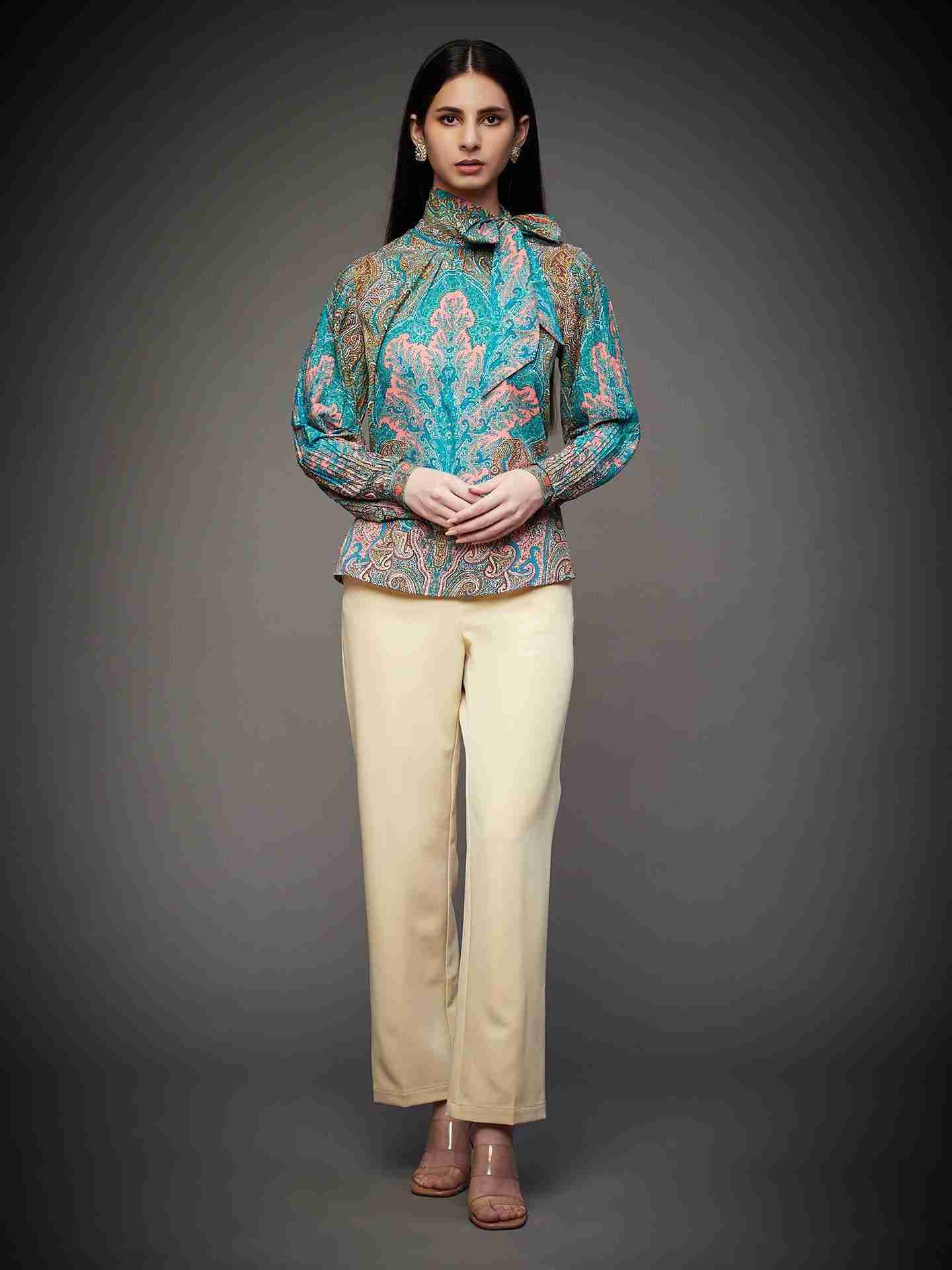 Aquamarine & Jade Ricka Kurti