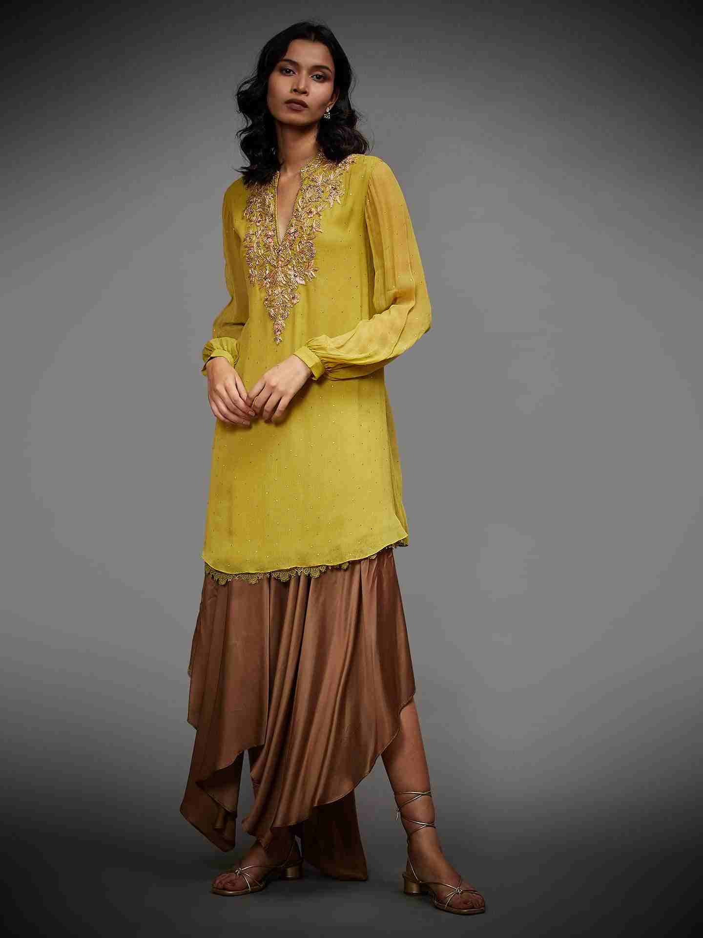 Sap Green Dilara Kurti