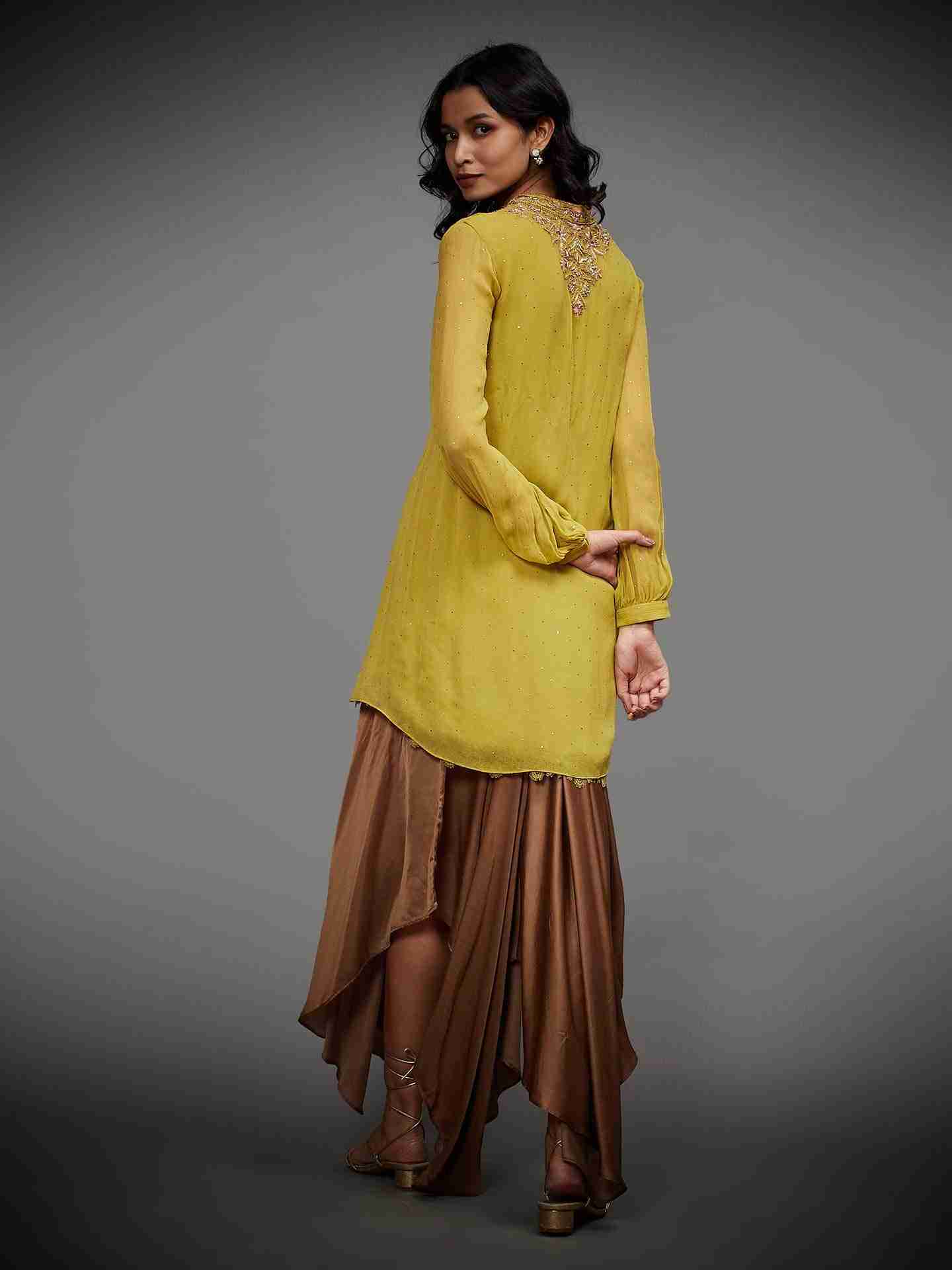 Sap Green Dilara Kurti