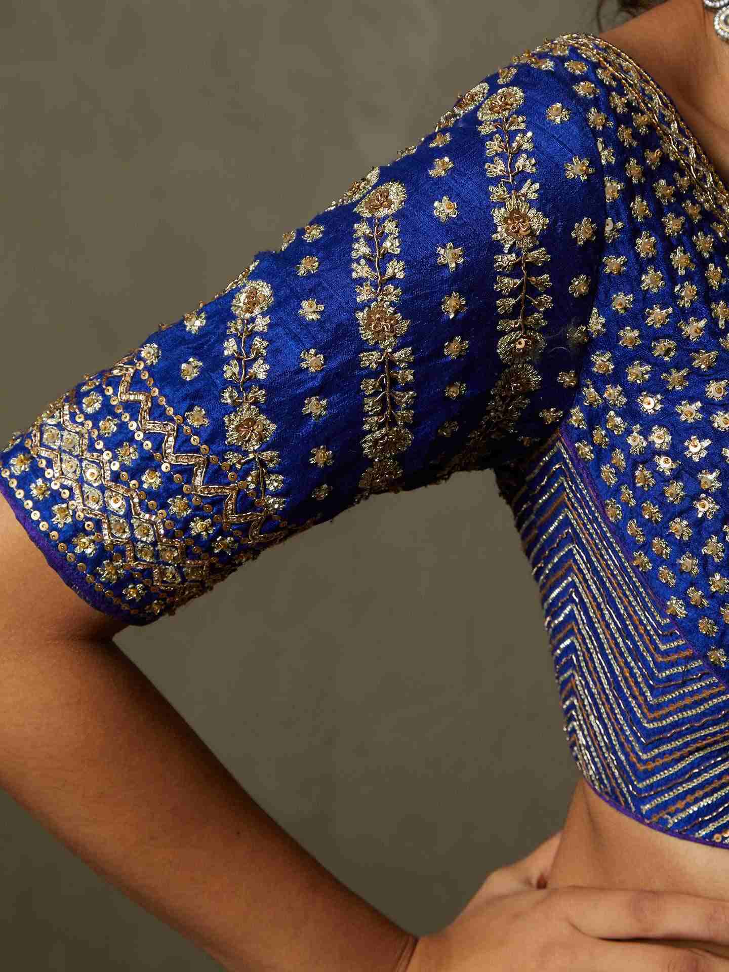 Purple & Ivory Delphi Lehenga Set