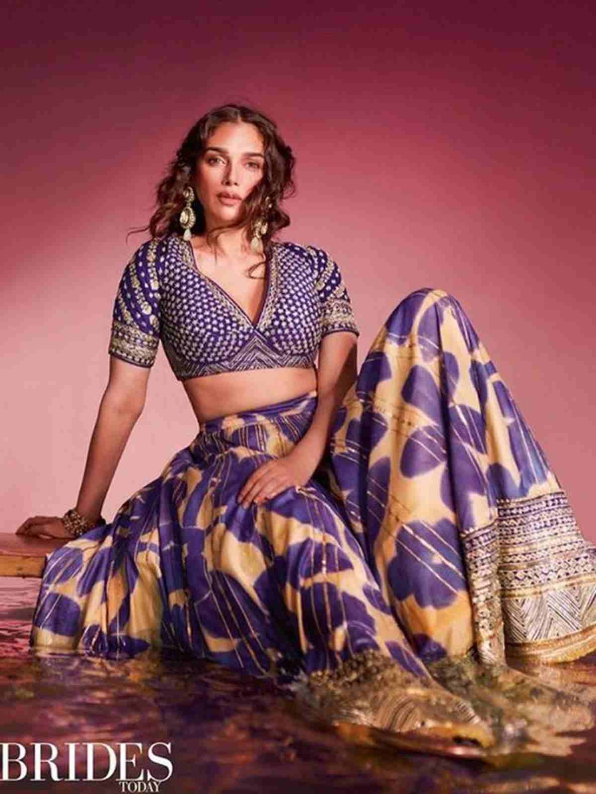 Purple & Ivory Delphi Lehenga Set