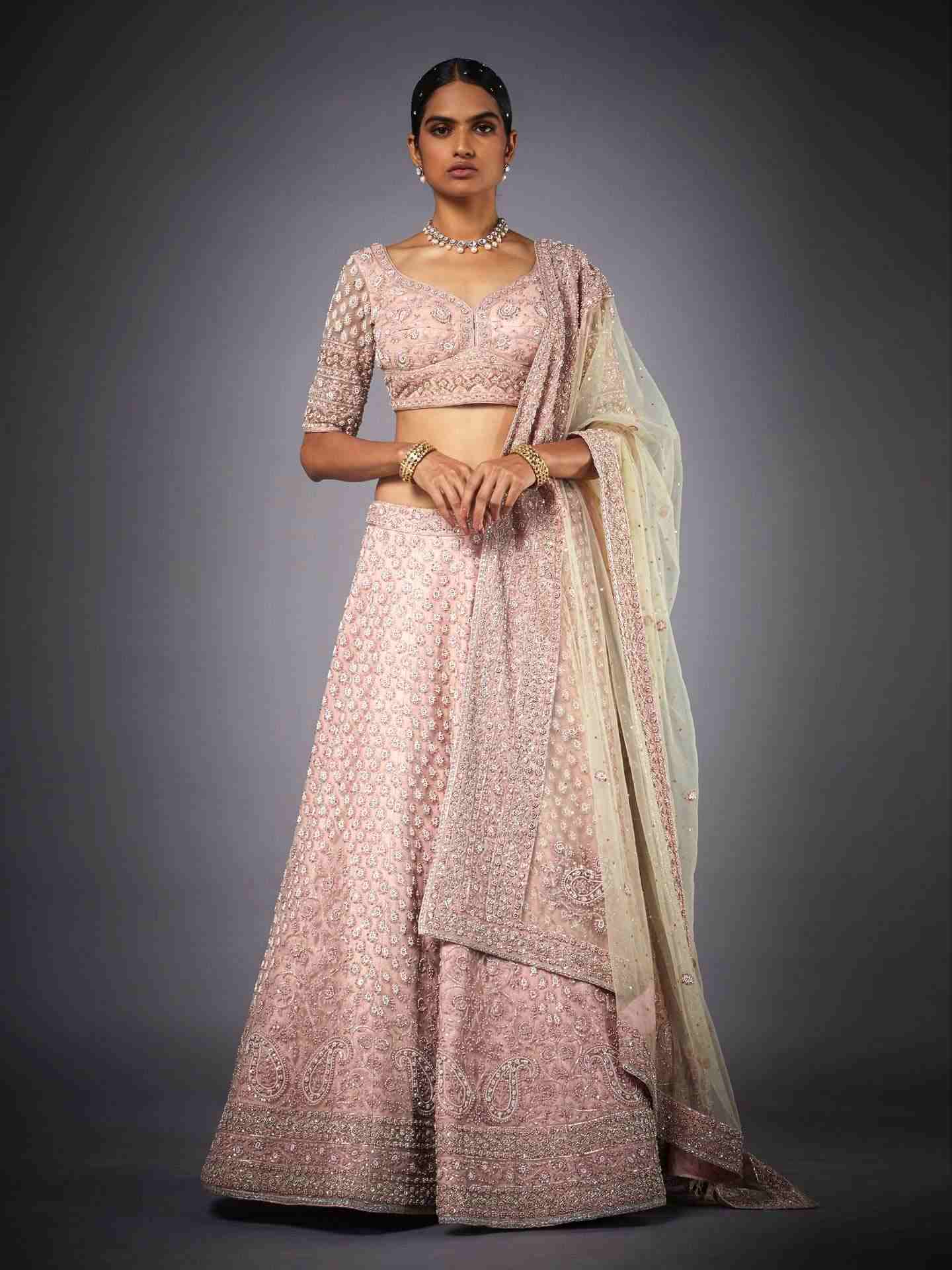 Pink Pearl Lehenga Set