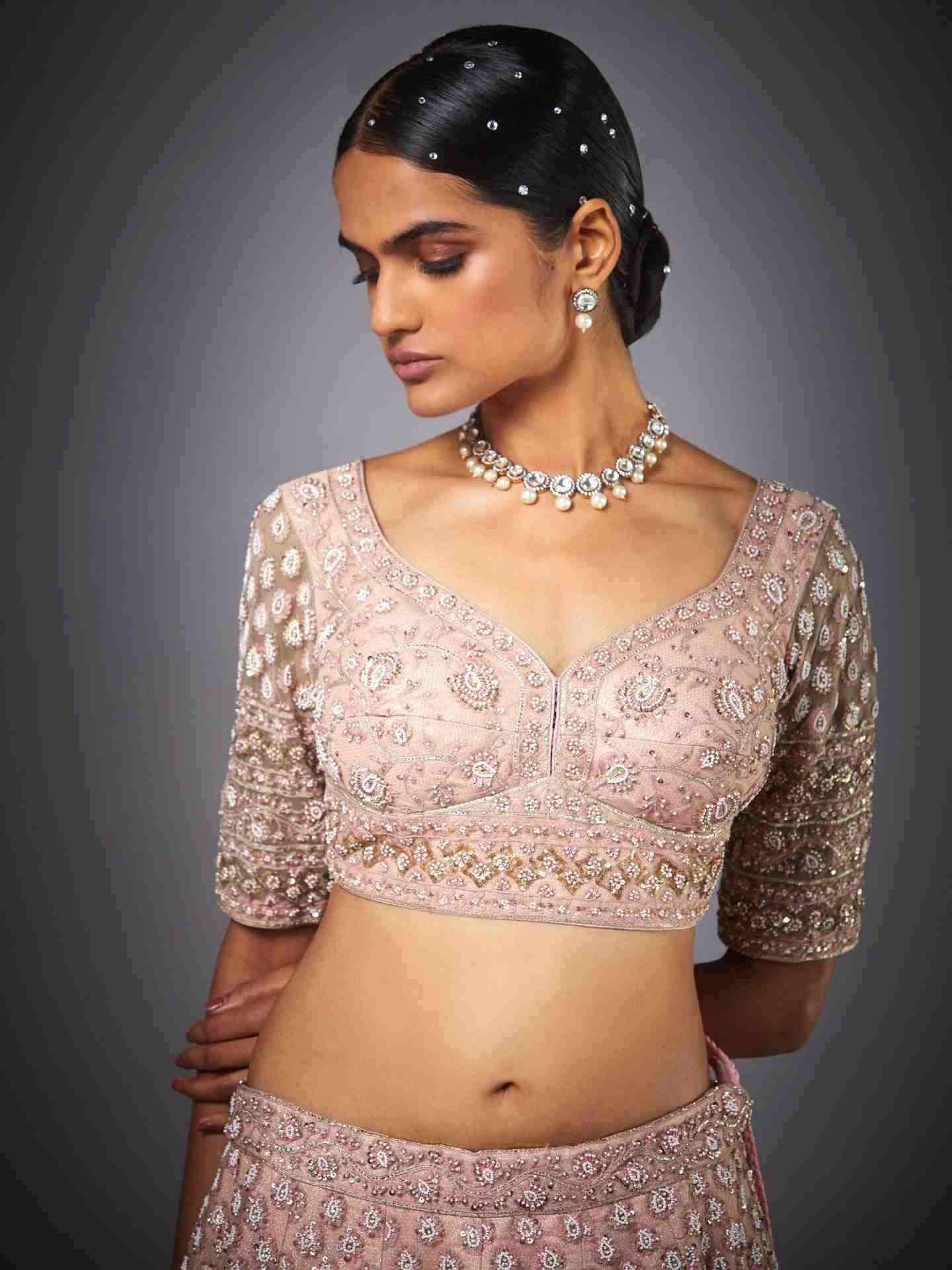 Pink Pearl Lehenga Set