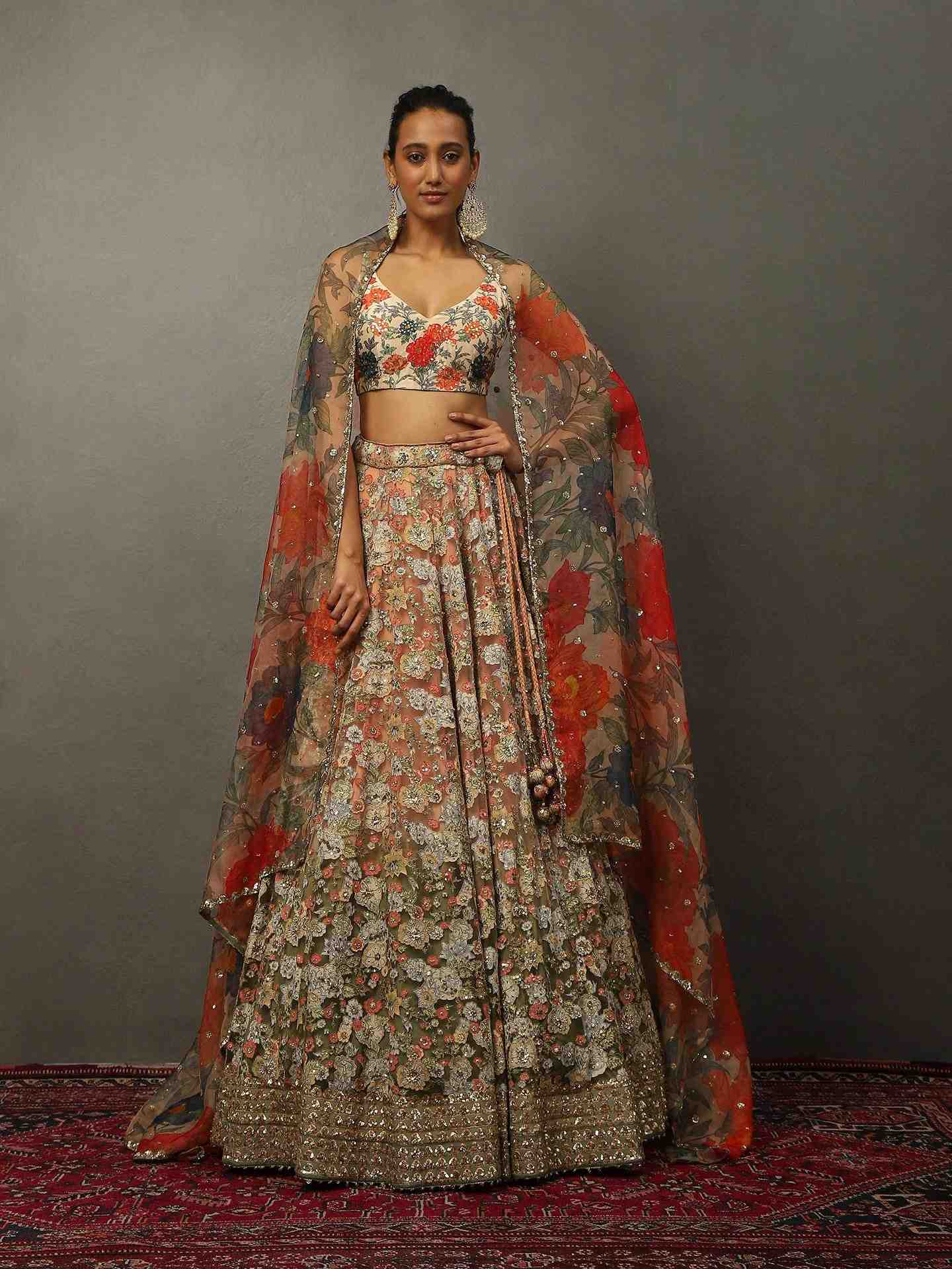 Light Pink Aster Lehenga Set