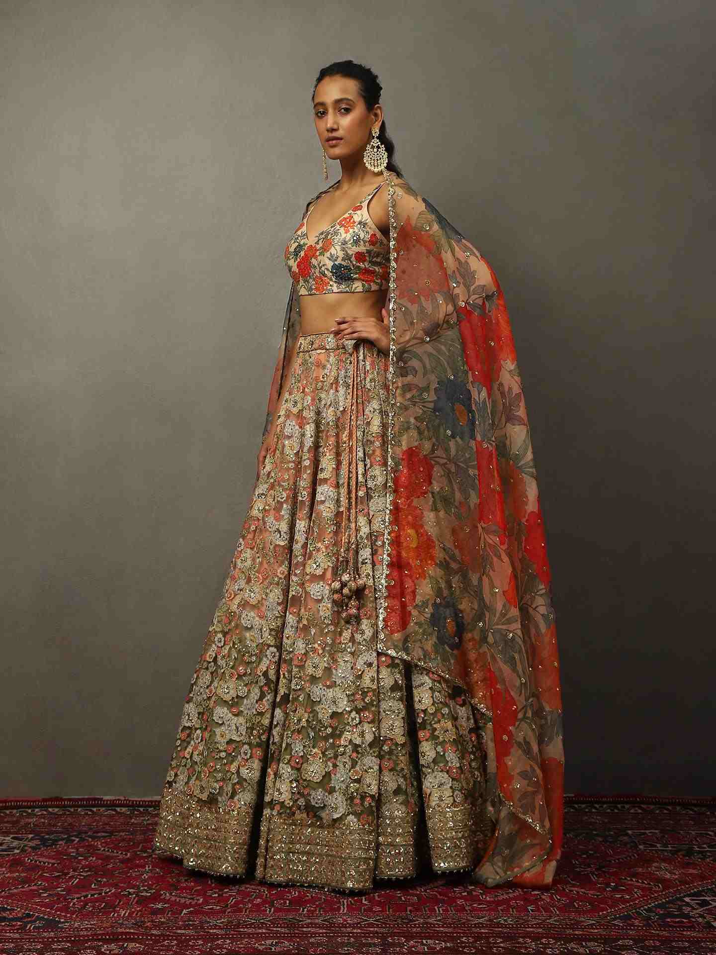 Light Pink Aster Lehenga Set