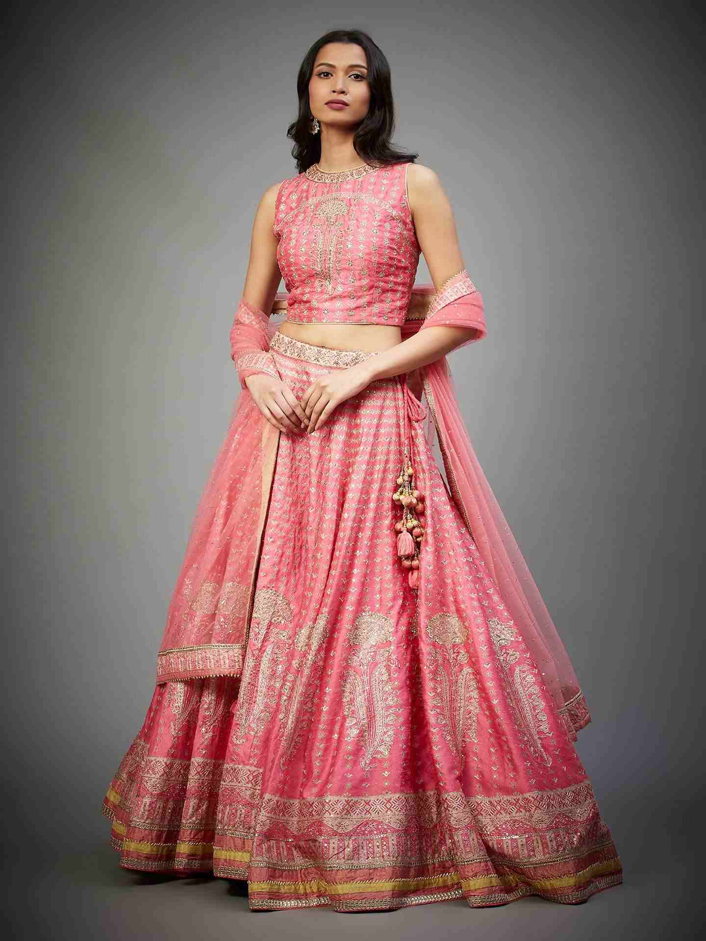 Pink Sarvada Lehenga Set