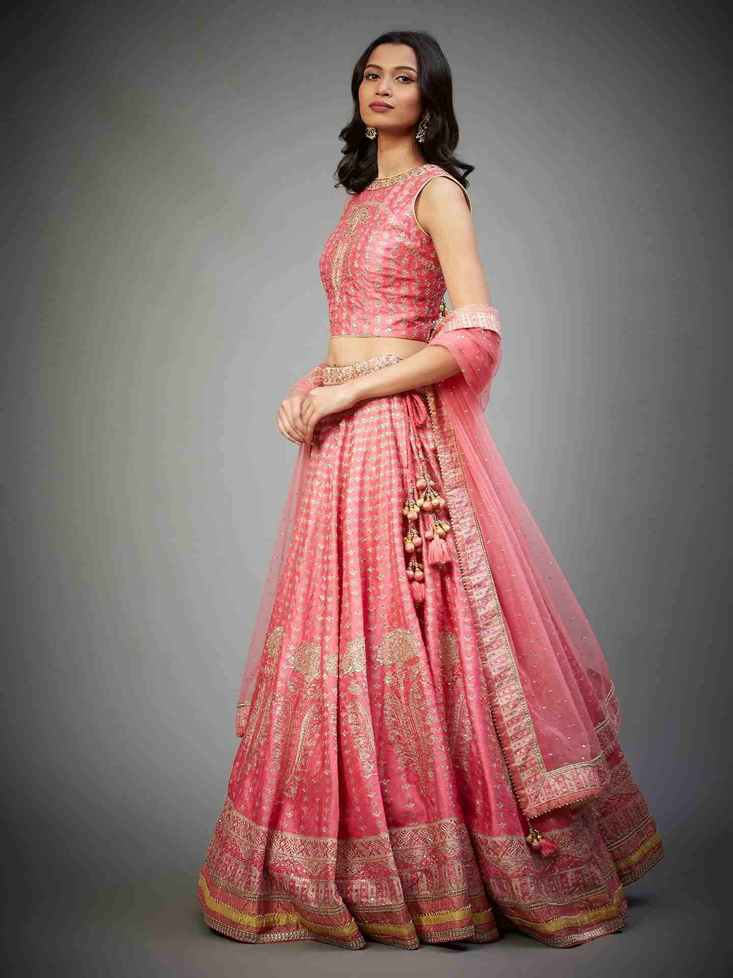 Pink Sarvada Lehenga Set