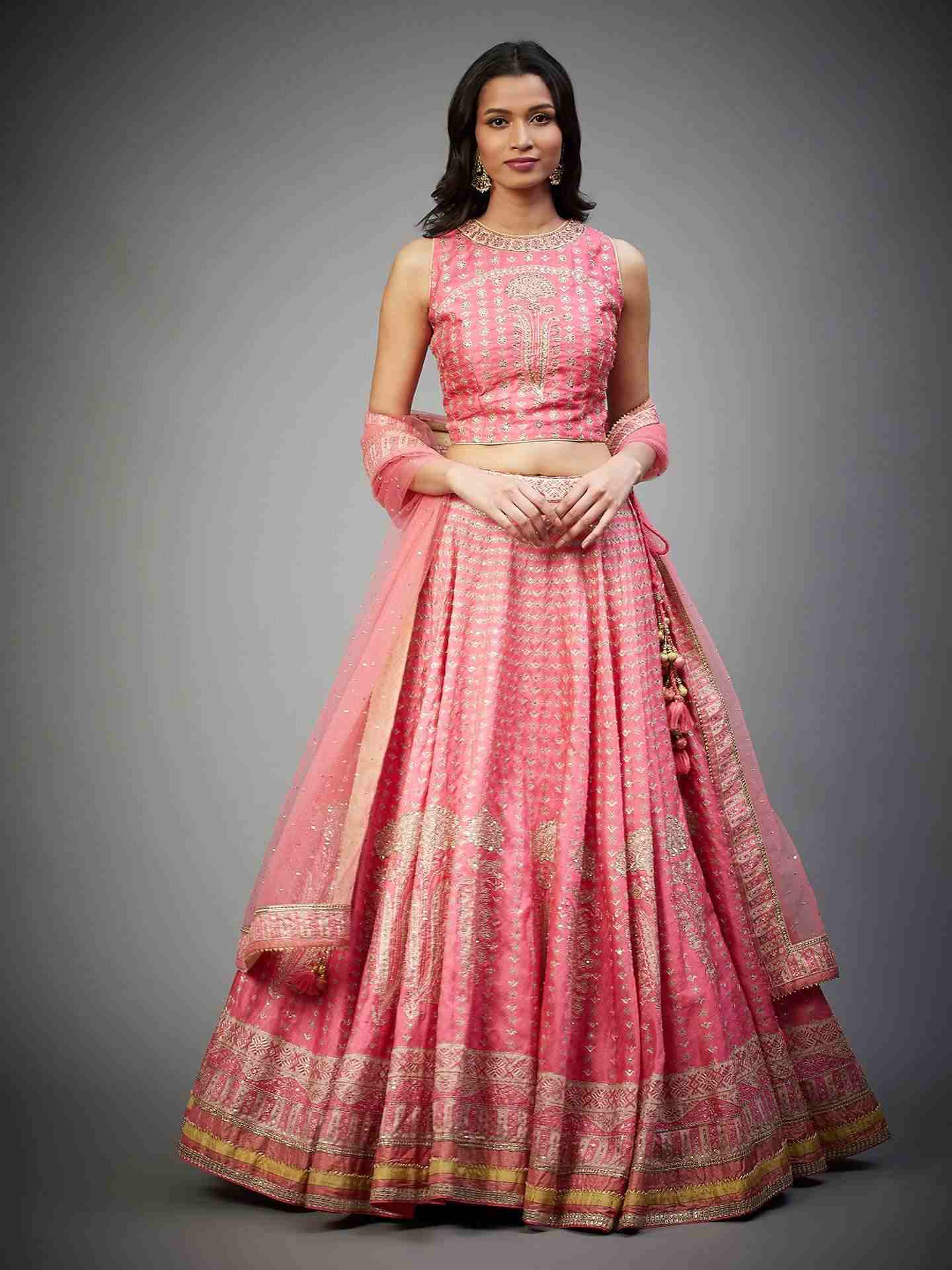 Pink Sarvada Lehenga Set