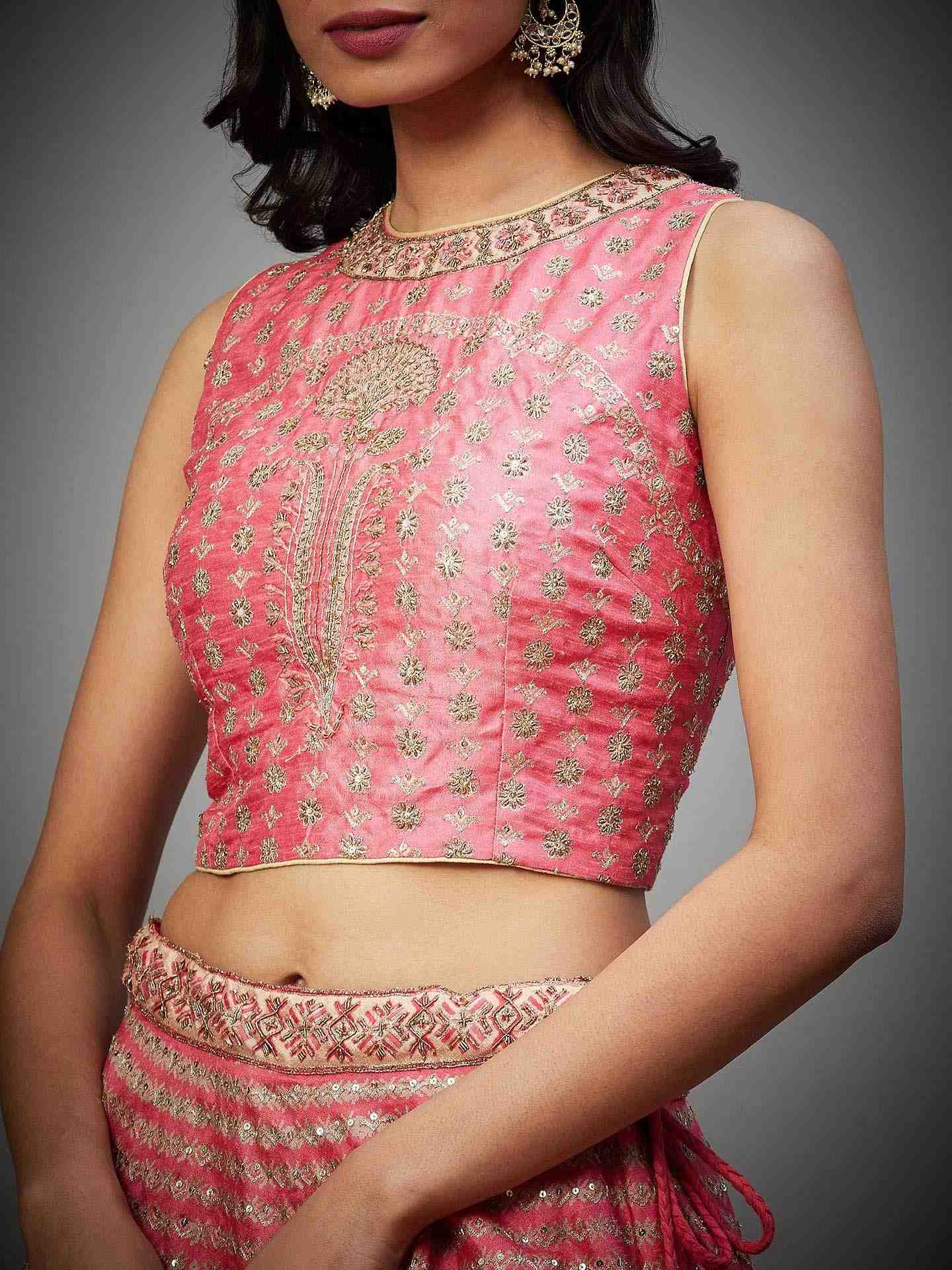 Pink Sarvada Lehenga Set