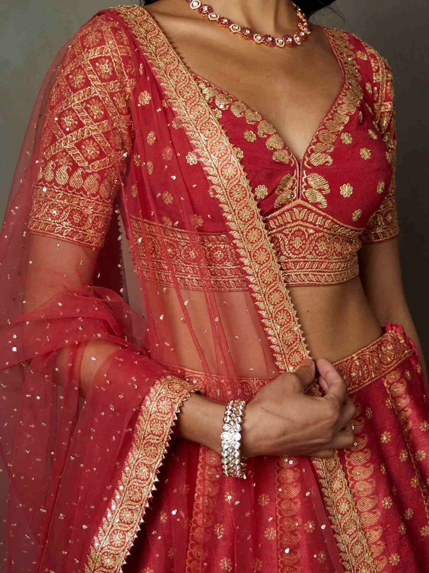 Cranberry Pink Ashvika Lehenga Set