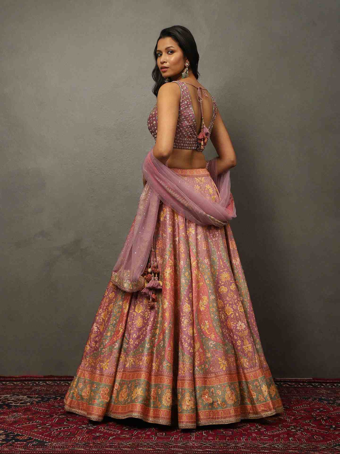 Pink Sreshtha Lehenga Set