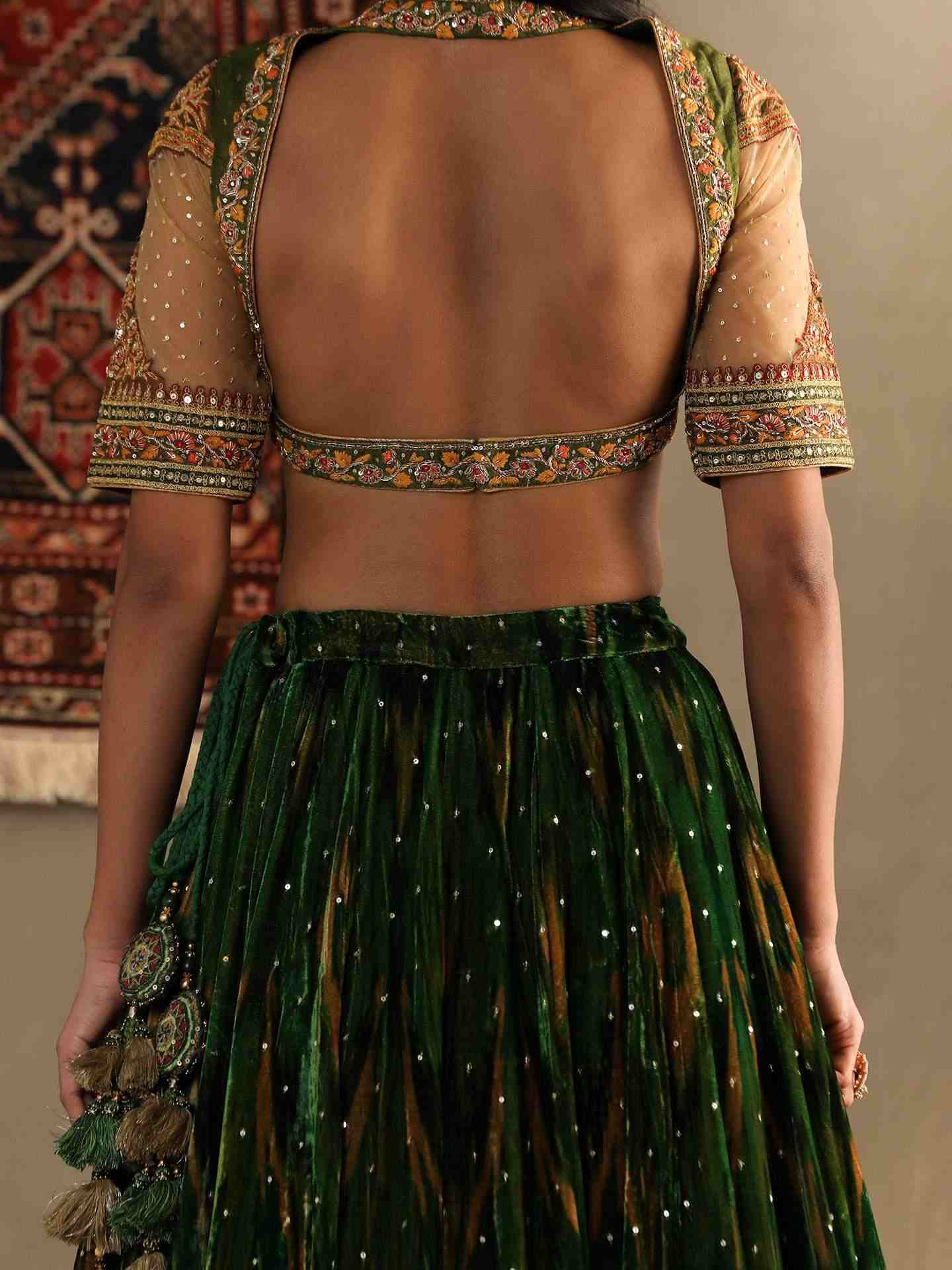 Jewel Green Inika Lehenga Set