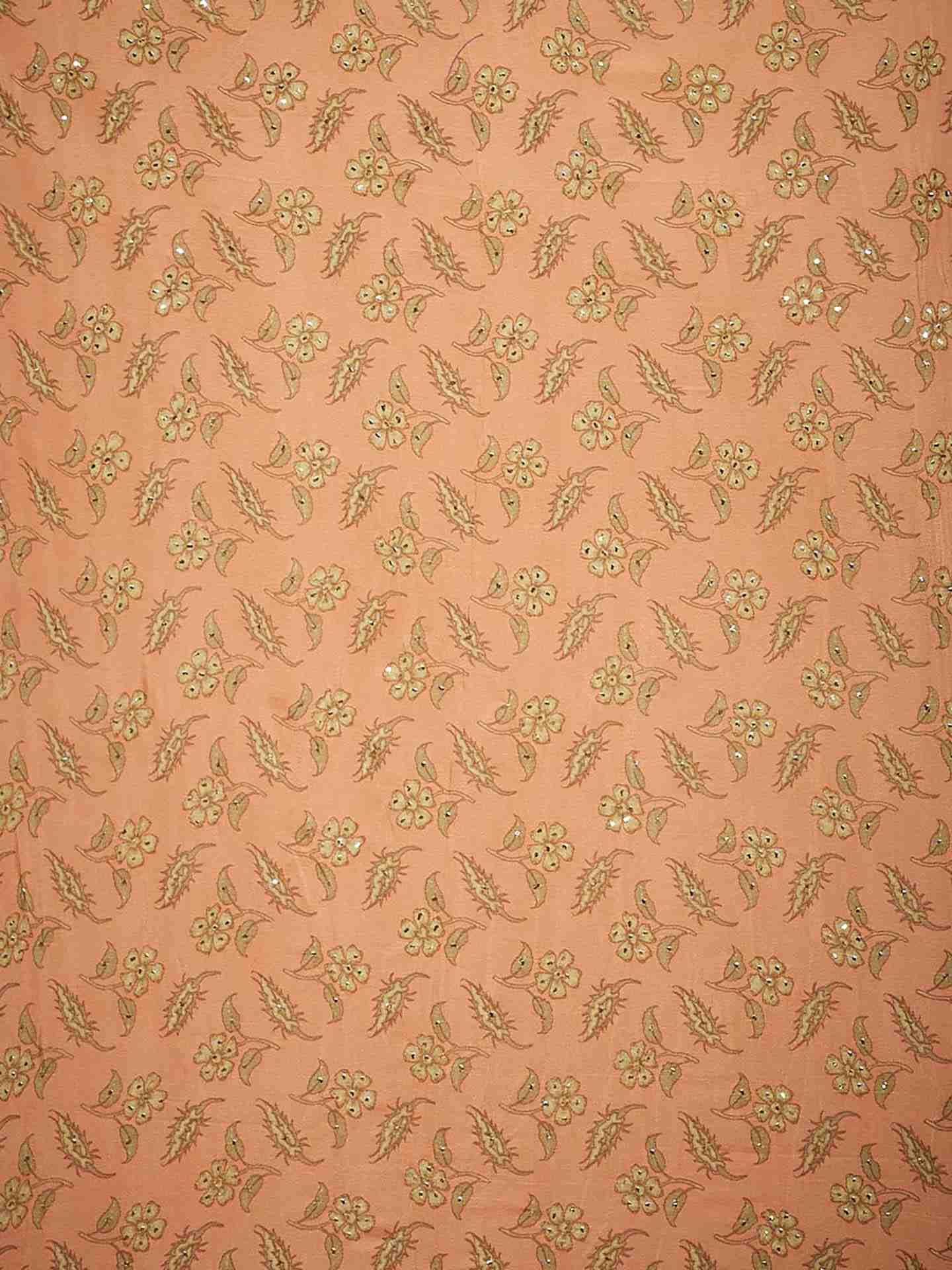 Khaki Gaach Saree With Unstitched Blouse