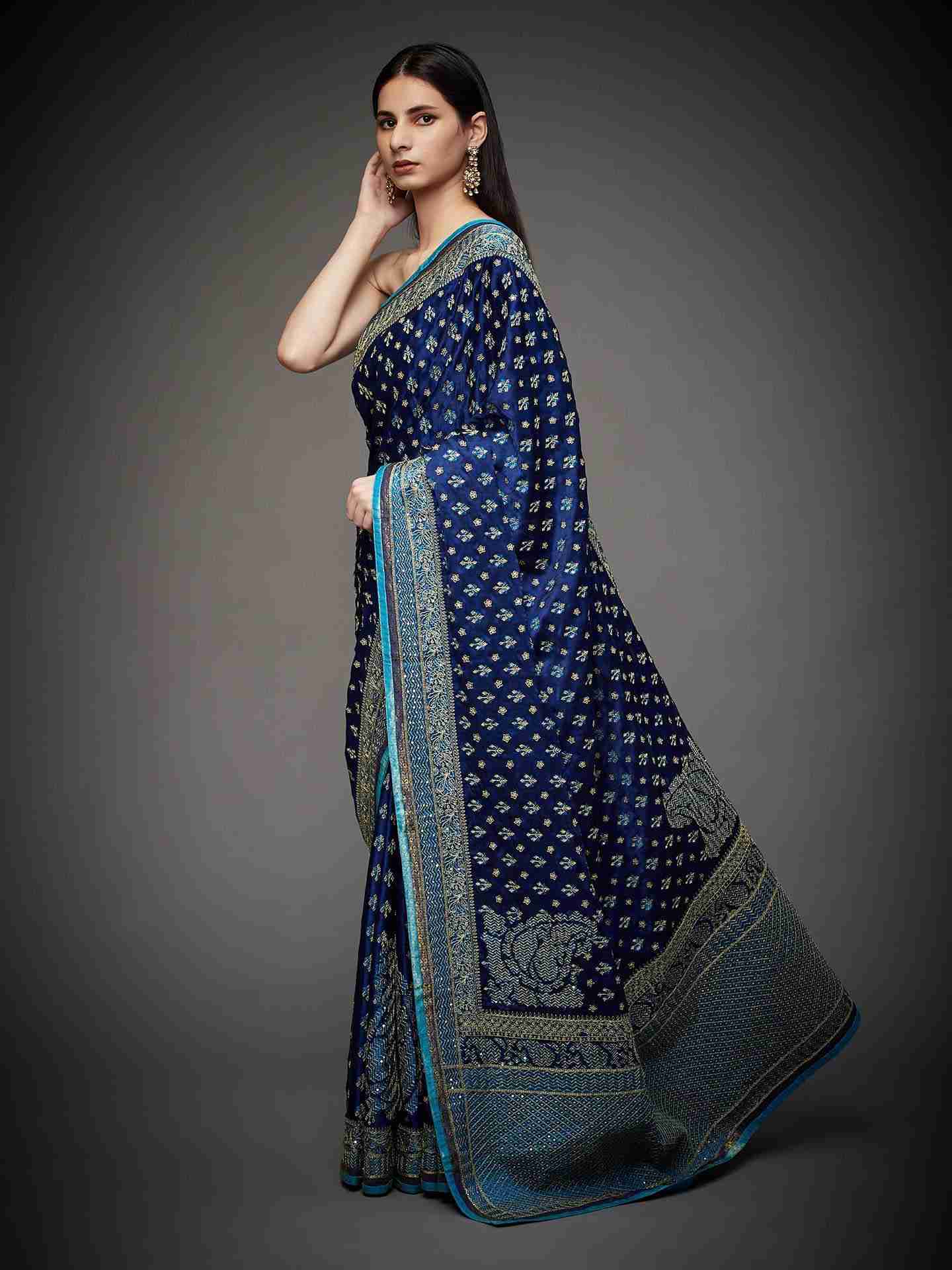 Royal Parampara Ari Saree With Unstitched Blouse