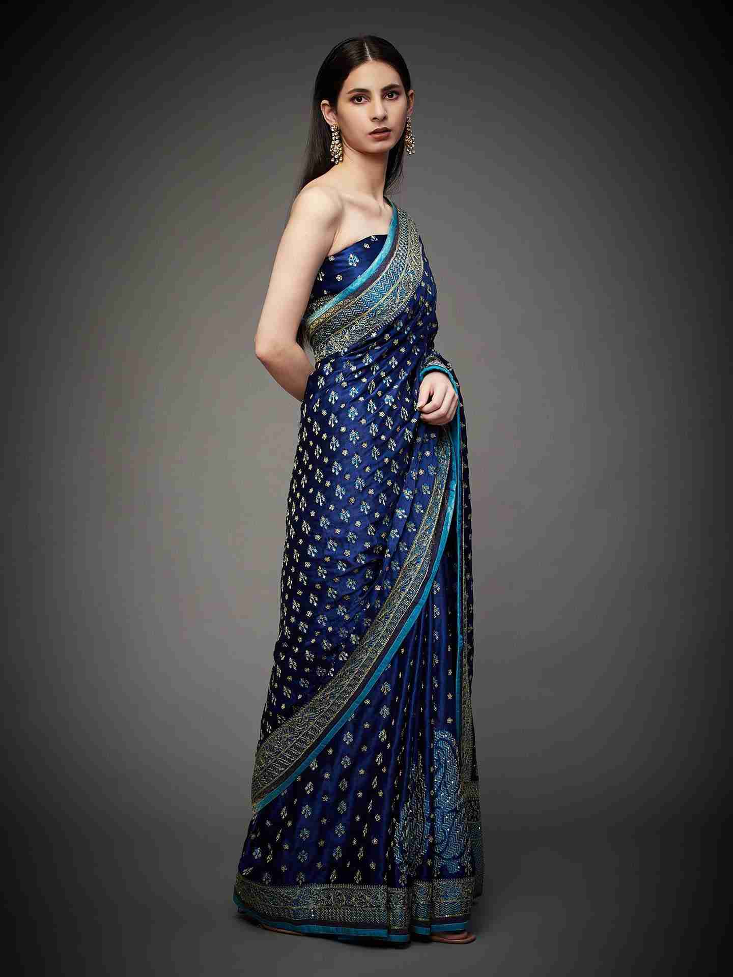 Royal Parampara Ari Saree With Unstitched Blouse