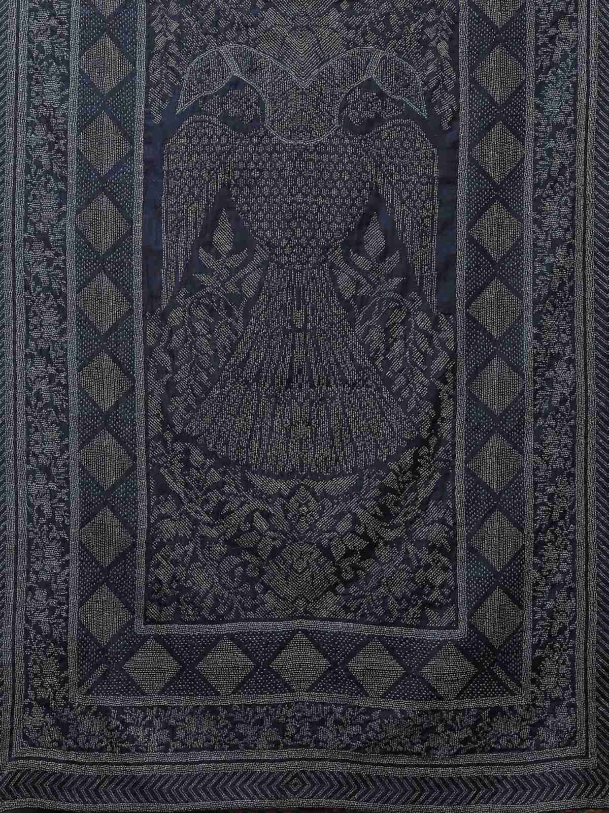 Indigo Blue Gonda Varunda Shawl