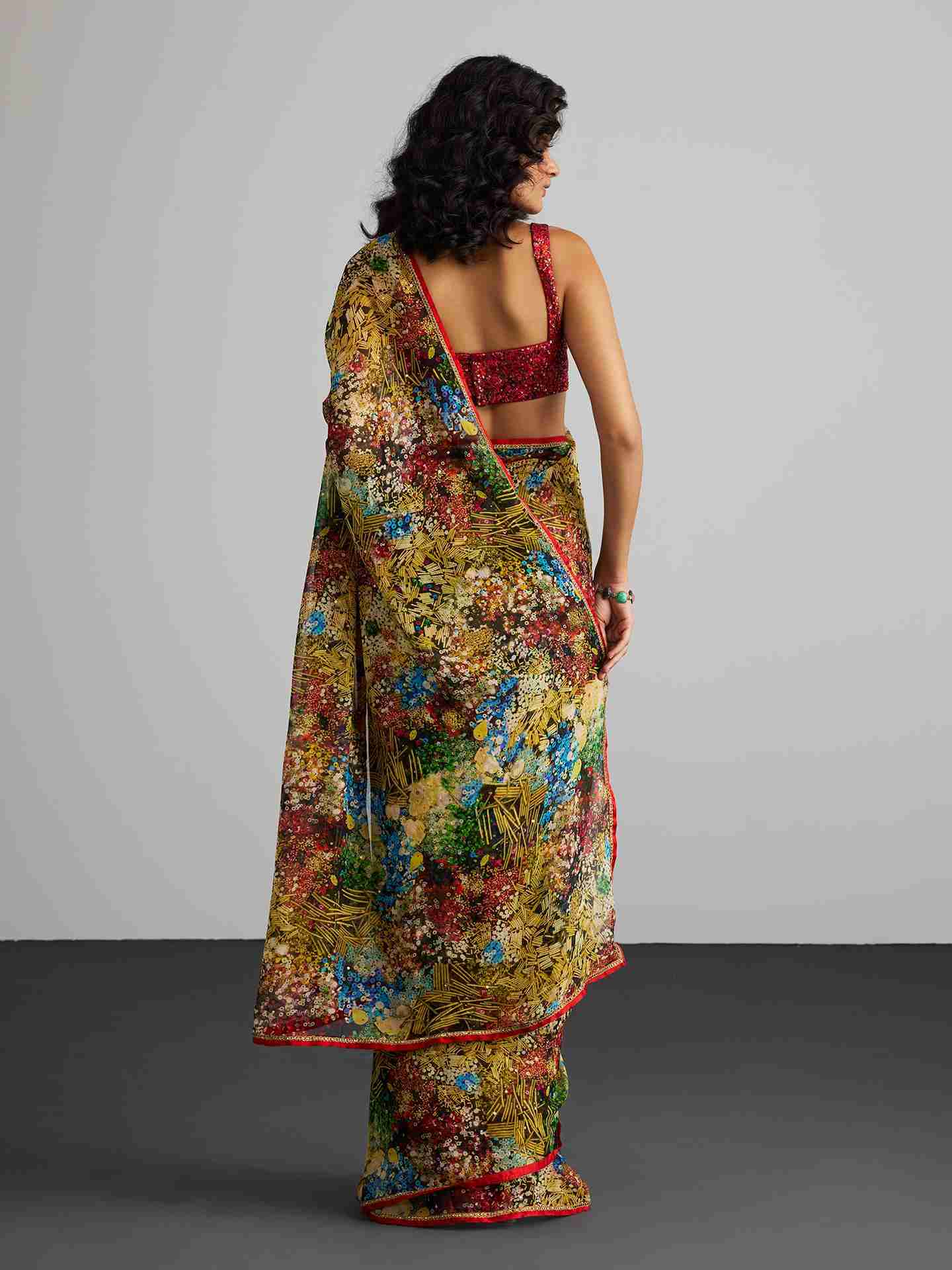 Multi Color Alice Saree