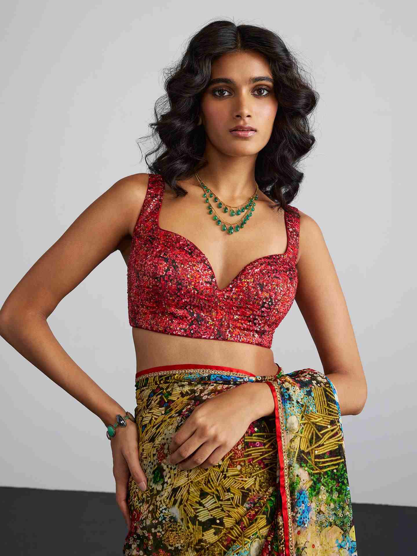 Multi Color Alice Saree