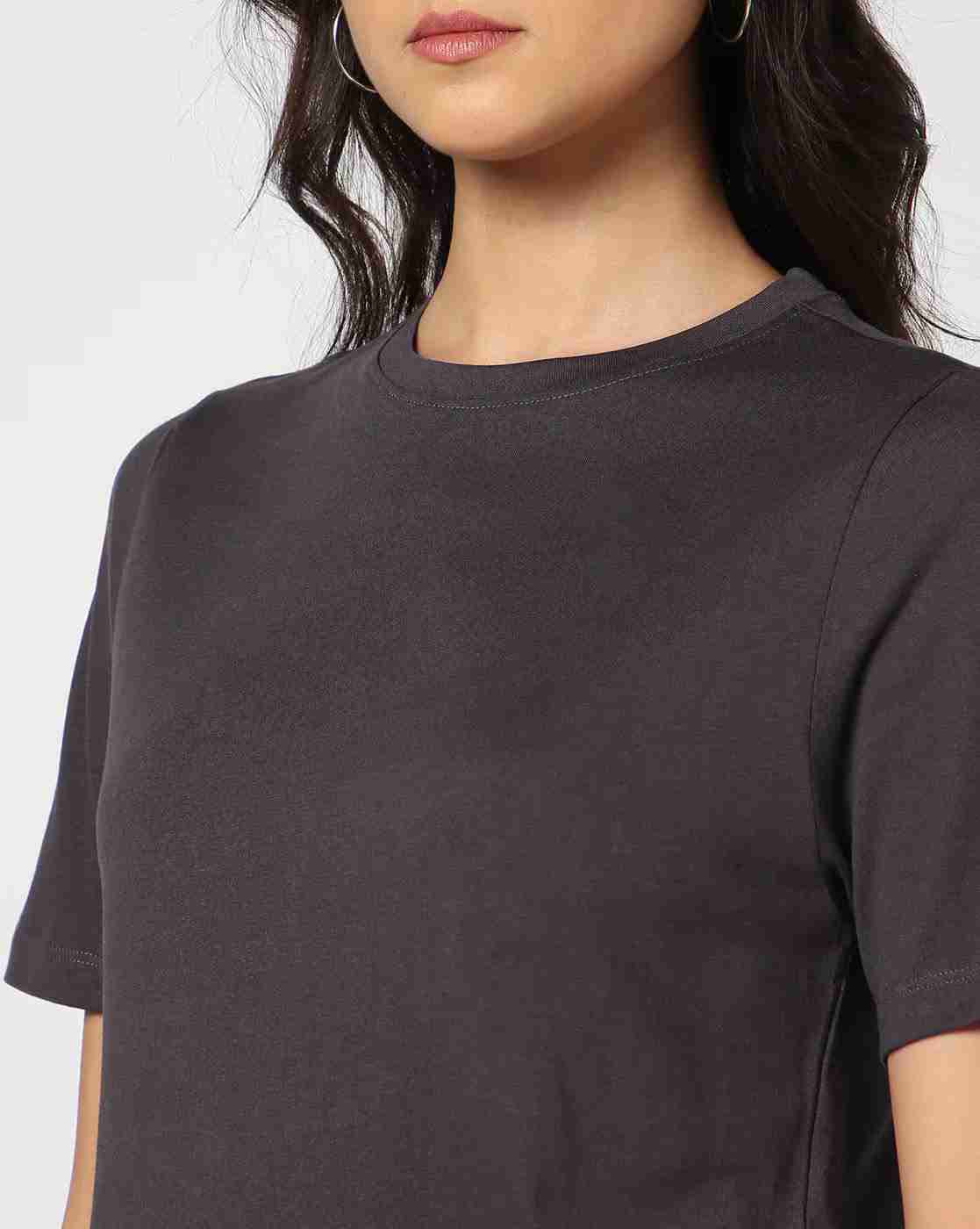 RIO BASIC | Women Regular Fit Crew-Neck T-Shirt|4