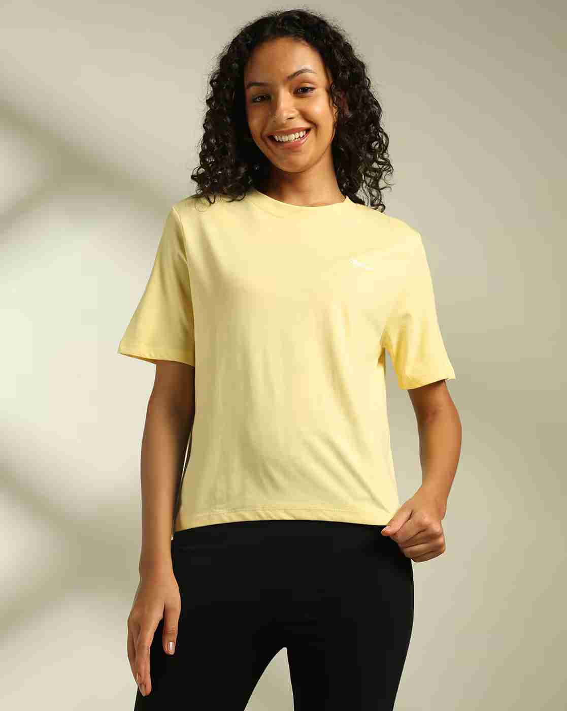 Women Regular Fit Crew-Neck T-Shirt