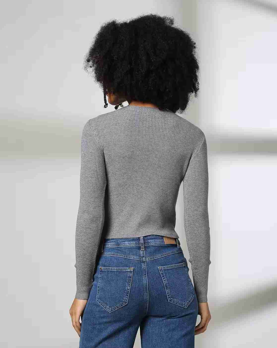 RIO BASIC | Women Heathered Relaxed Fit Top|2