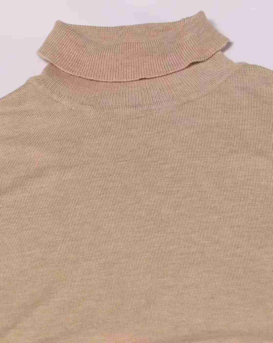 RIO BASIC | Women Ribbed Relaxed Fit Turtleneck Sweatshirt|4