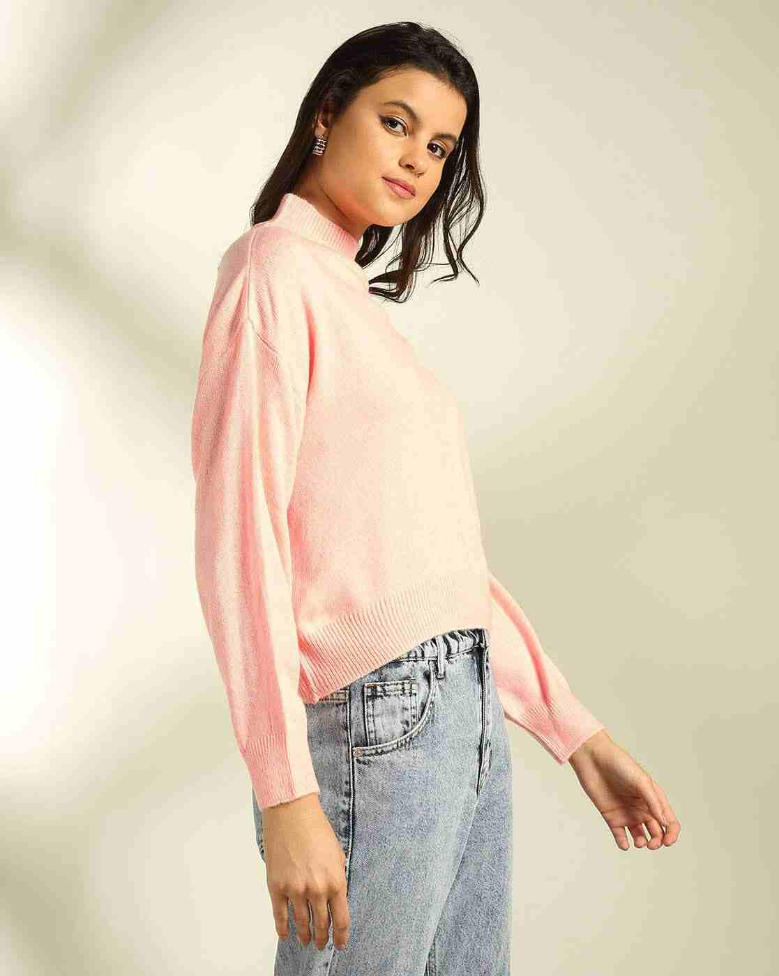 RIO BASIC | Women Ribbed Mock-Neck Pullover