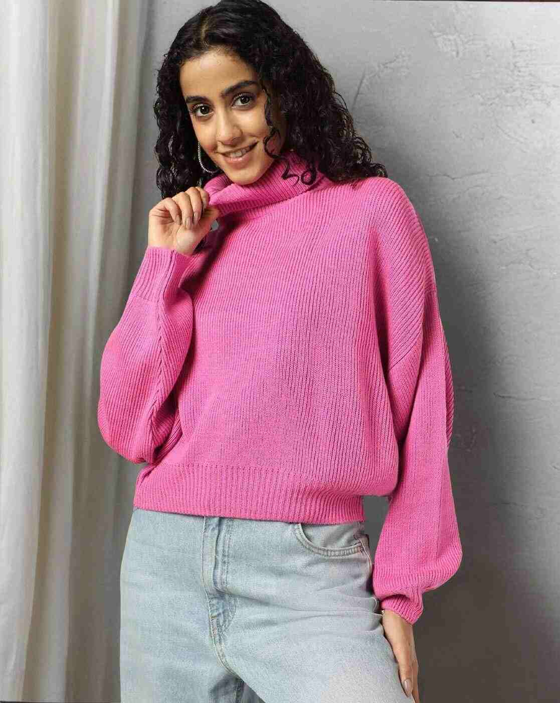 RIO BASIC | Women Ribbed Turtleneck Pullover|0