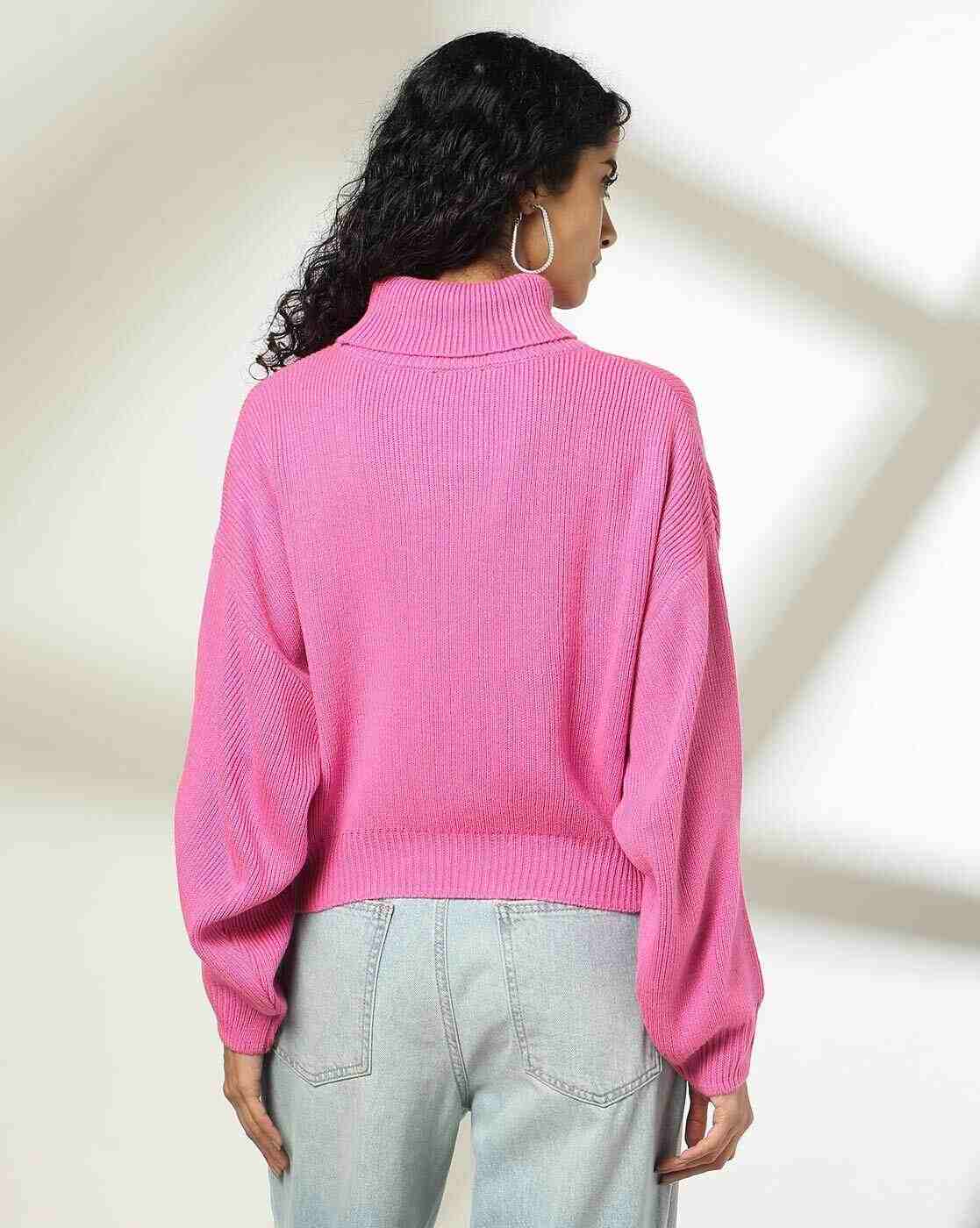 RIO BASIC | Women Ribbed Turtleneck Pullover|2