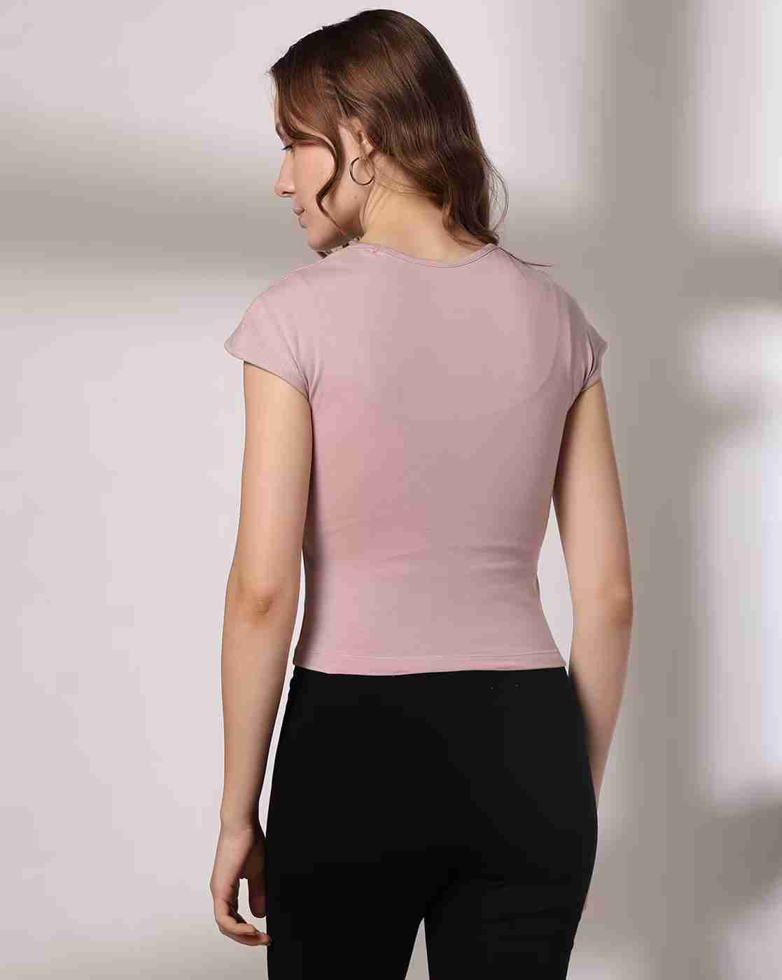 RIO BASIC | Women Slim Fit Square-Neck T-Shirt|2