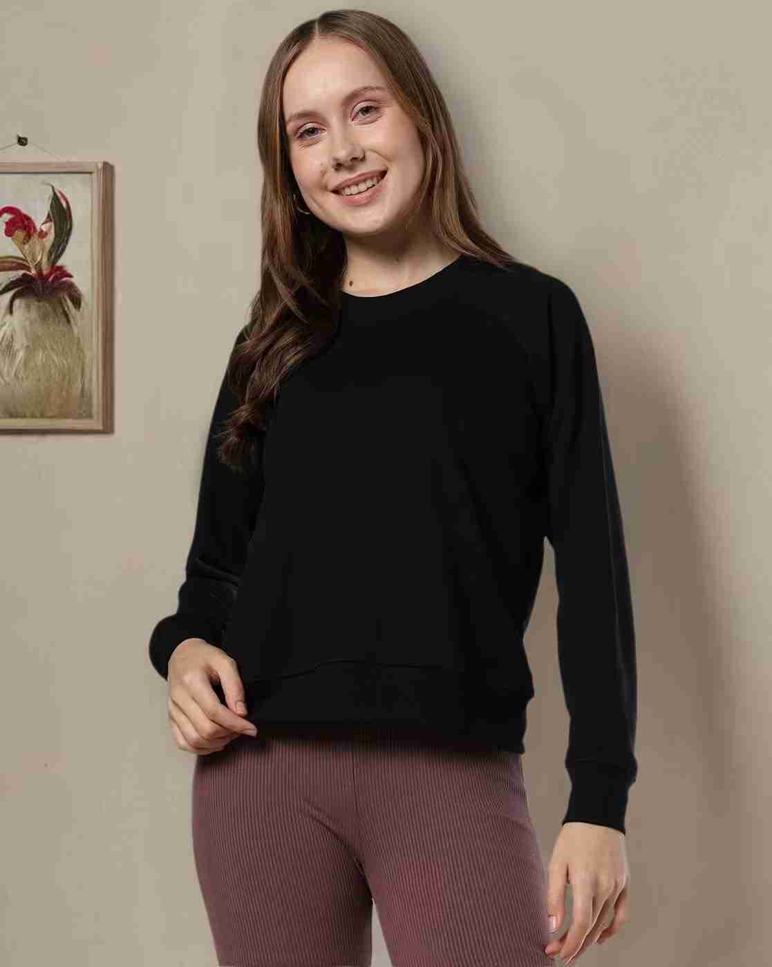 RIO BASIC | Women Regular Fit Round-Neck Sweatshirt|0