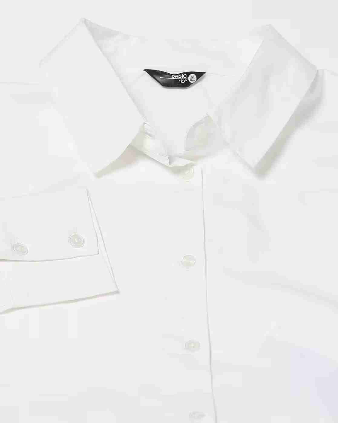 RIO BASIC | Women Regular Fit Cotton Crop Shirt|4