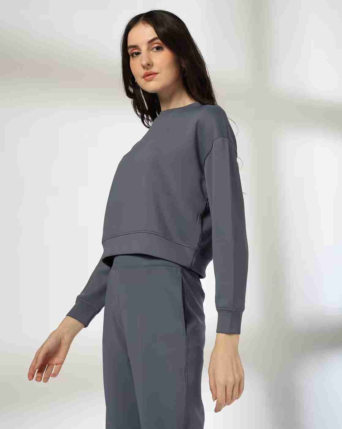 RIO BASIC | Women Soft Comfortable Scuba Relaxed Fit Sweatshirt|1