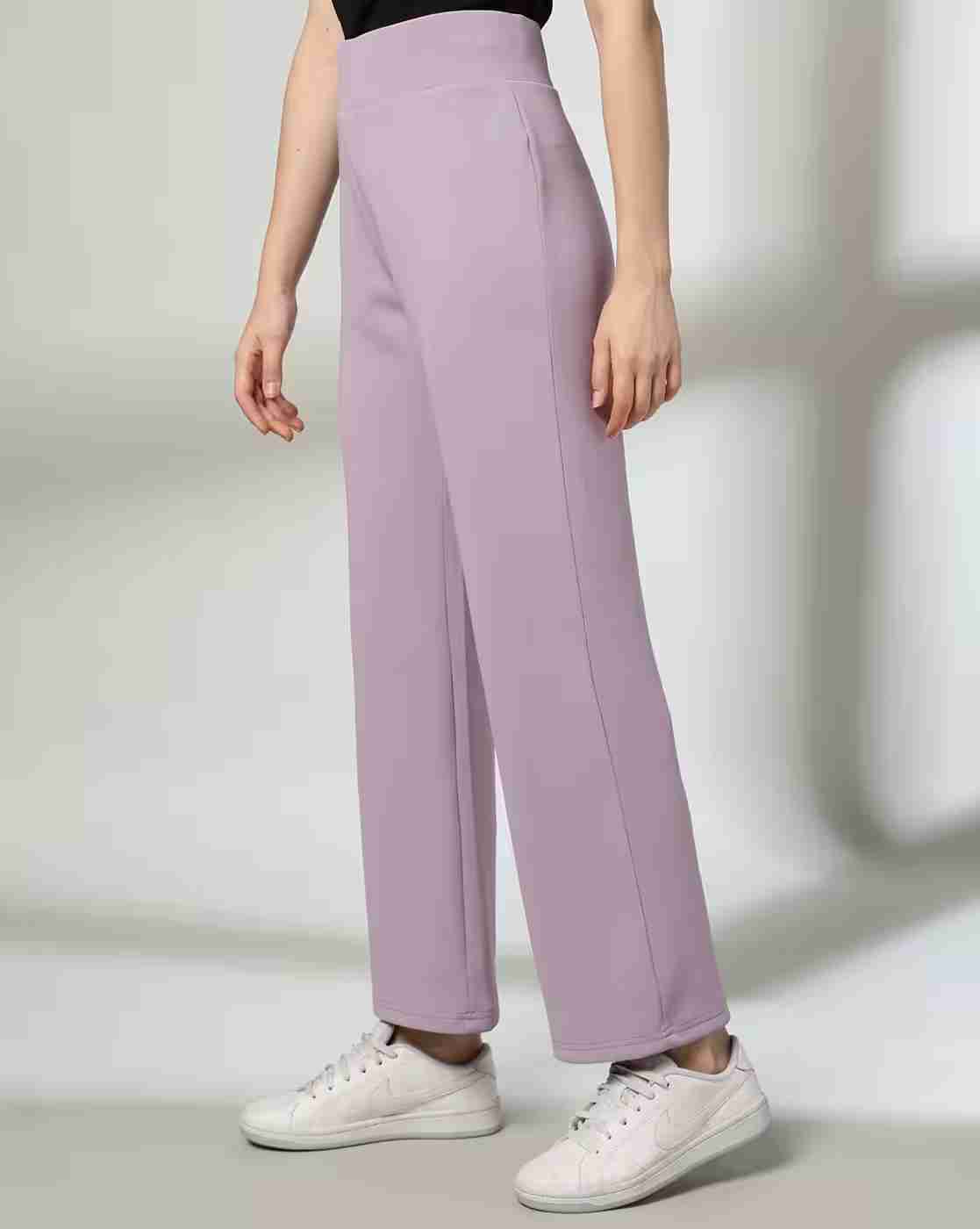 RIO BASIC | Women Straight Fit Flat-Front Trousers|1