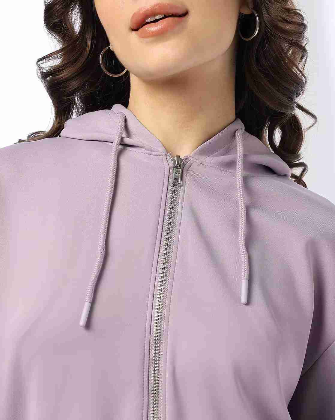 RIO BASIC | Women Relaxed Fit Zip-Front Scuba Hoodie|4
