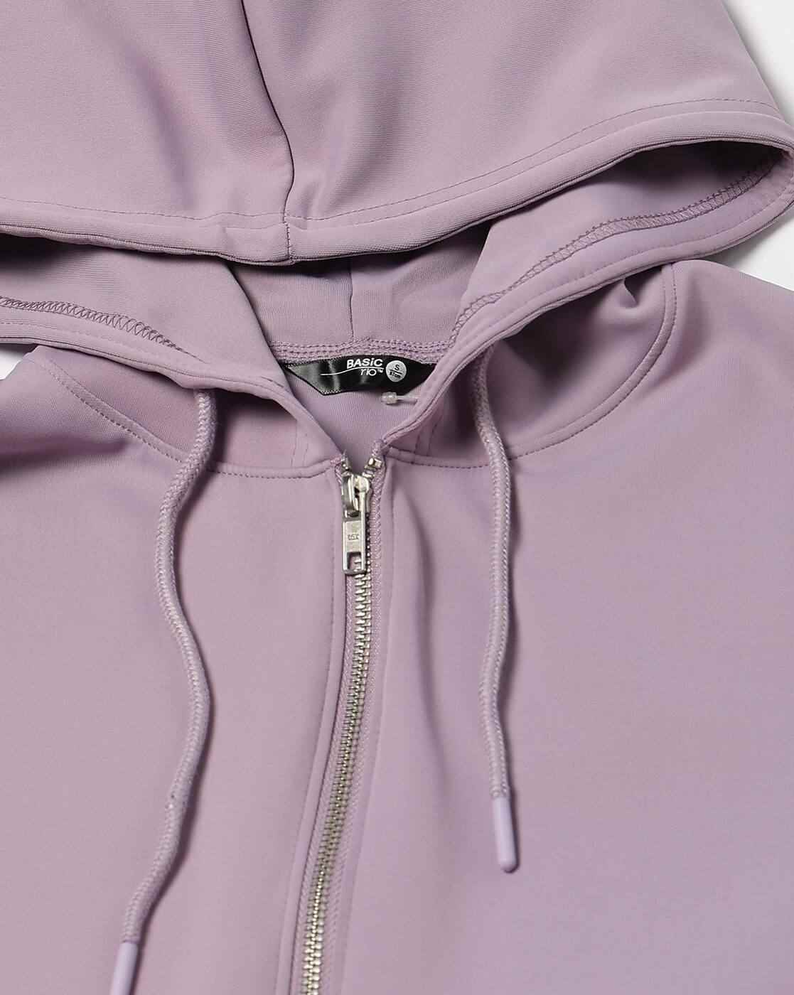 RIO BASIC | Women Relaxed Fit Zip-Front Scuba Hoodie|5