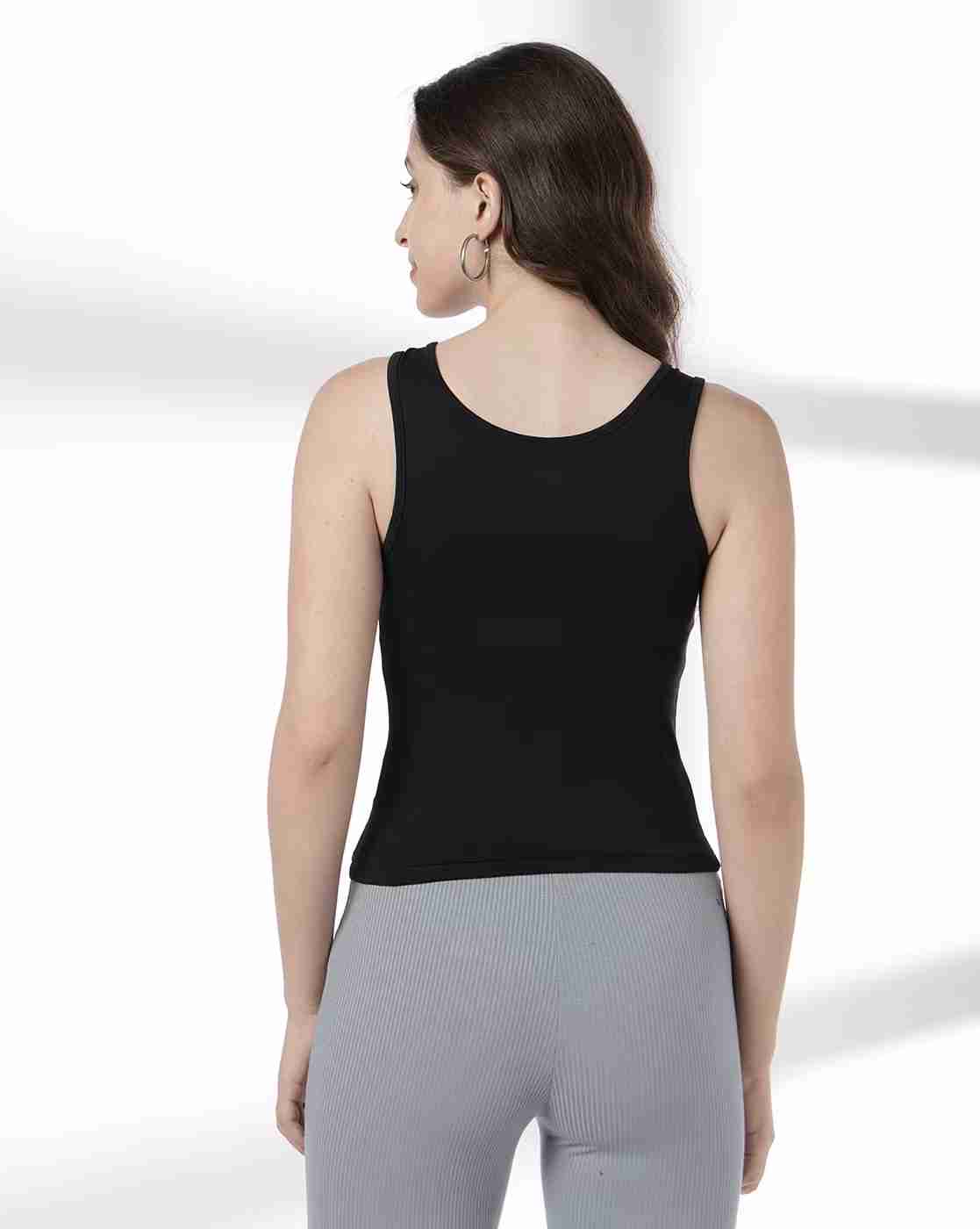 RIO BASIC | Women Slim Fit Scoop-Neck Tank Top|2