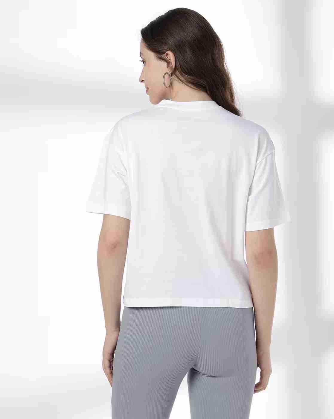 RIO BASIC | Women Boxy Fit Cotton Round-Neck T-Shirt|2