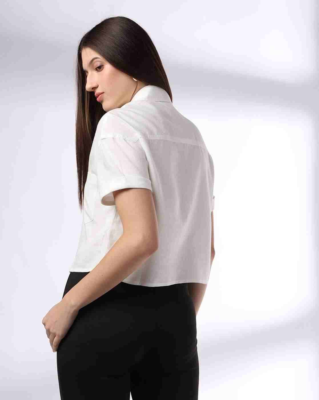 RIO BASIC | Women Loose Fit Shirt with Patch Pocket|2