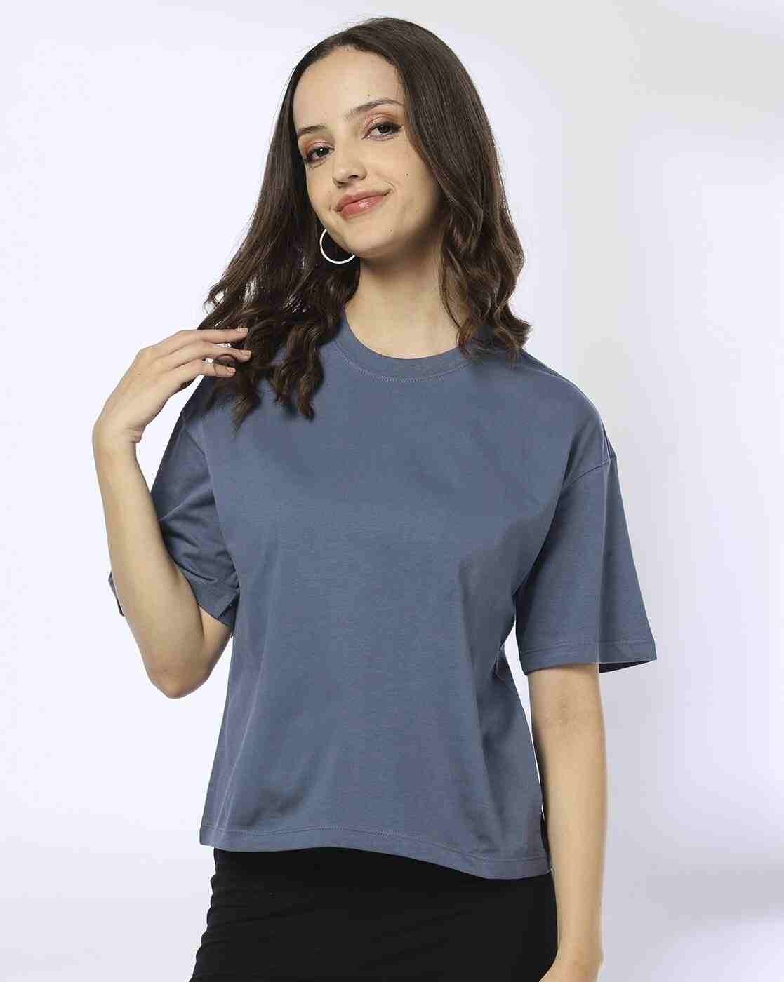 RIO BASIC | Women Loose Fit Round-Neck T-Shirt|0