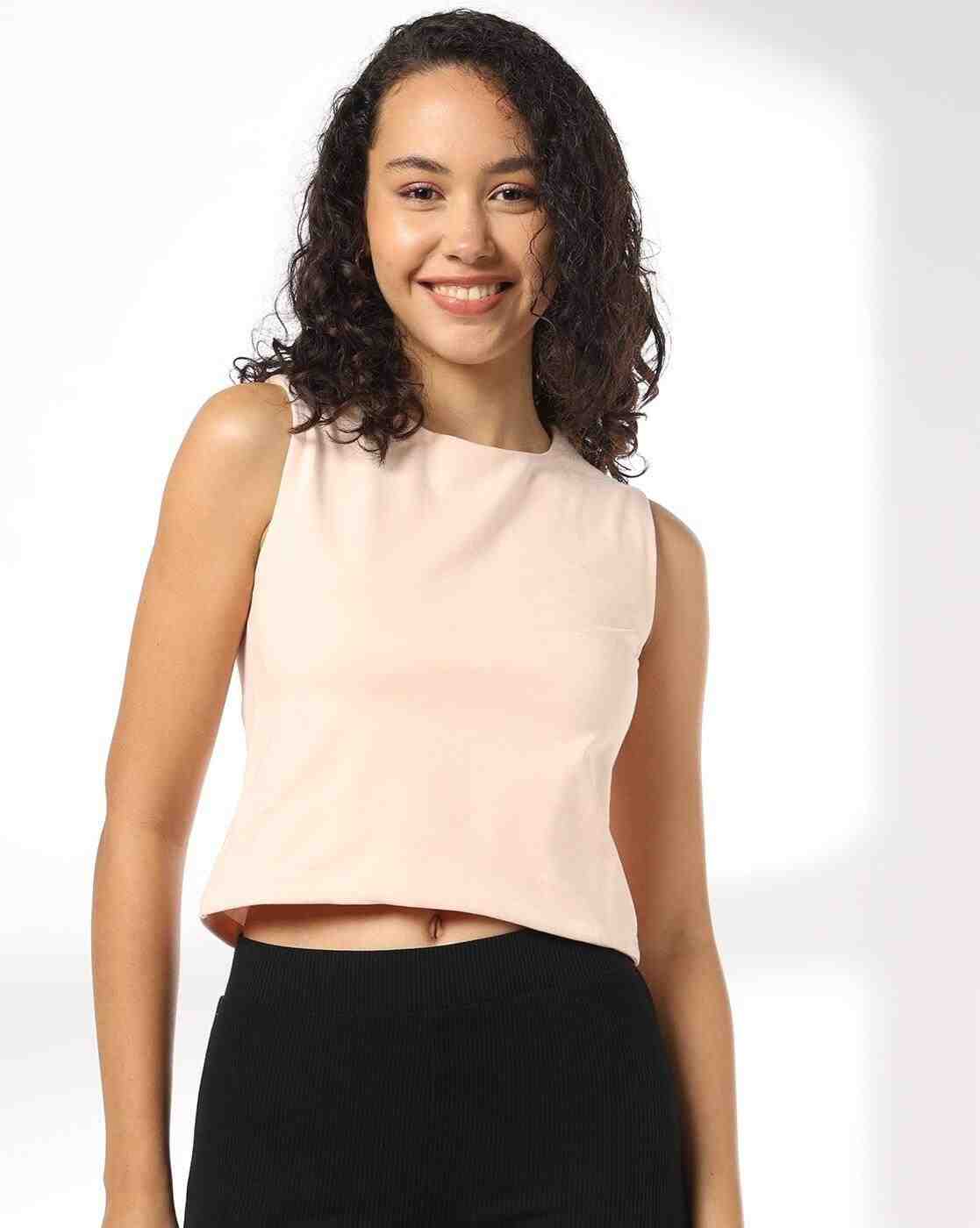 Women Double Layered Regular Fit Tank Top