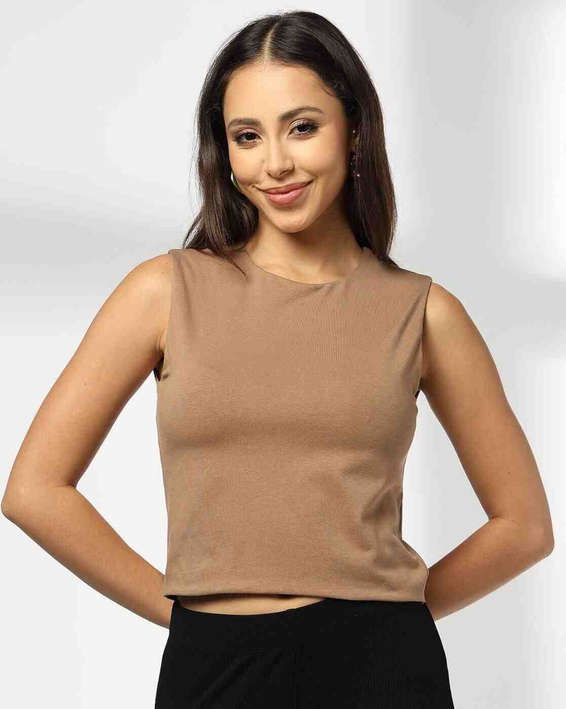 RIO BASIC | Women Double Layered Regular Fit Tank Top|0