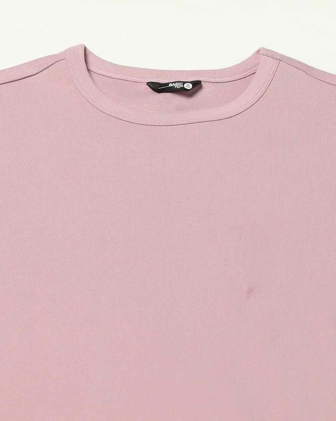 RIO BASIC | Women Regular Fit Crew-Neck T-Shirt|4